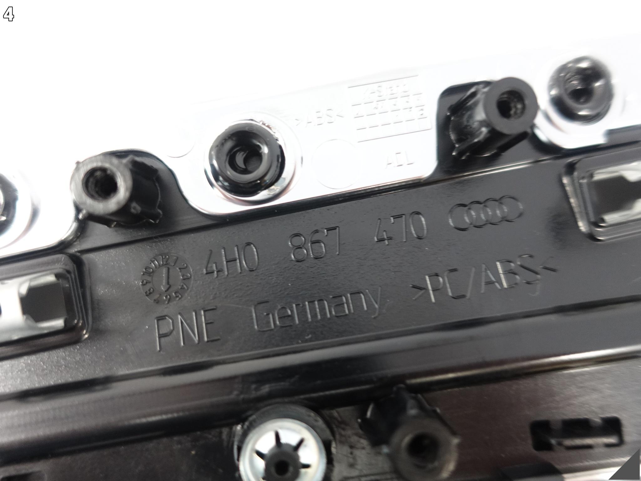 AUDI S8 A8 4H0 D4 13-17 LIFT LISTWA DEKOR DRZWI PRAWA TYŁ KLAMKA GN6 AUDI S8 A8 4H0 D4 13-17 LIFT LISTWA DEKOR DRZWI PRAWA TYŁ KLAMKA GN6 - obrazek 5