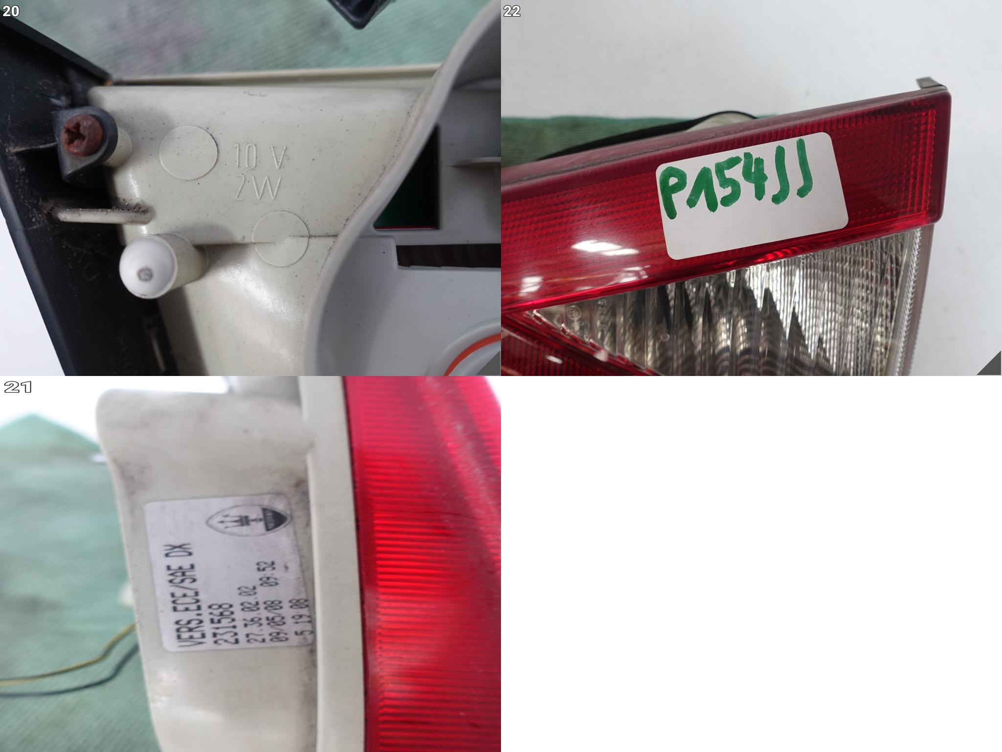 MASERATI GRANTURISMO M145 07-19 LAMPA W KLAPĘ BAGAŻNIKA PRAWA TYŁ 231568 MASERATI GRANTURISMO M145 07-19 LAMPA W KLAPĘ BAGAŻNIKA PRAWA TYŁ 231568 - obrazek 15