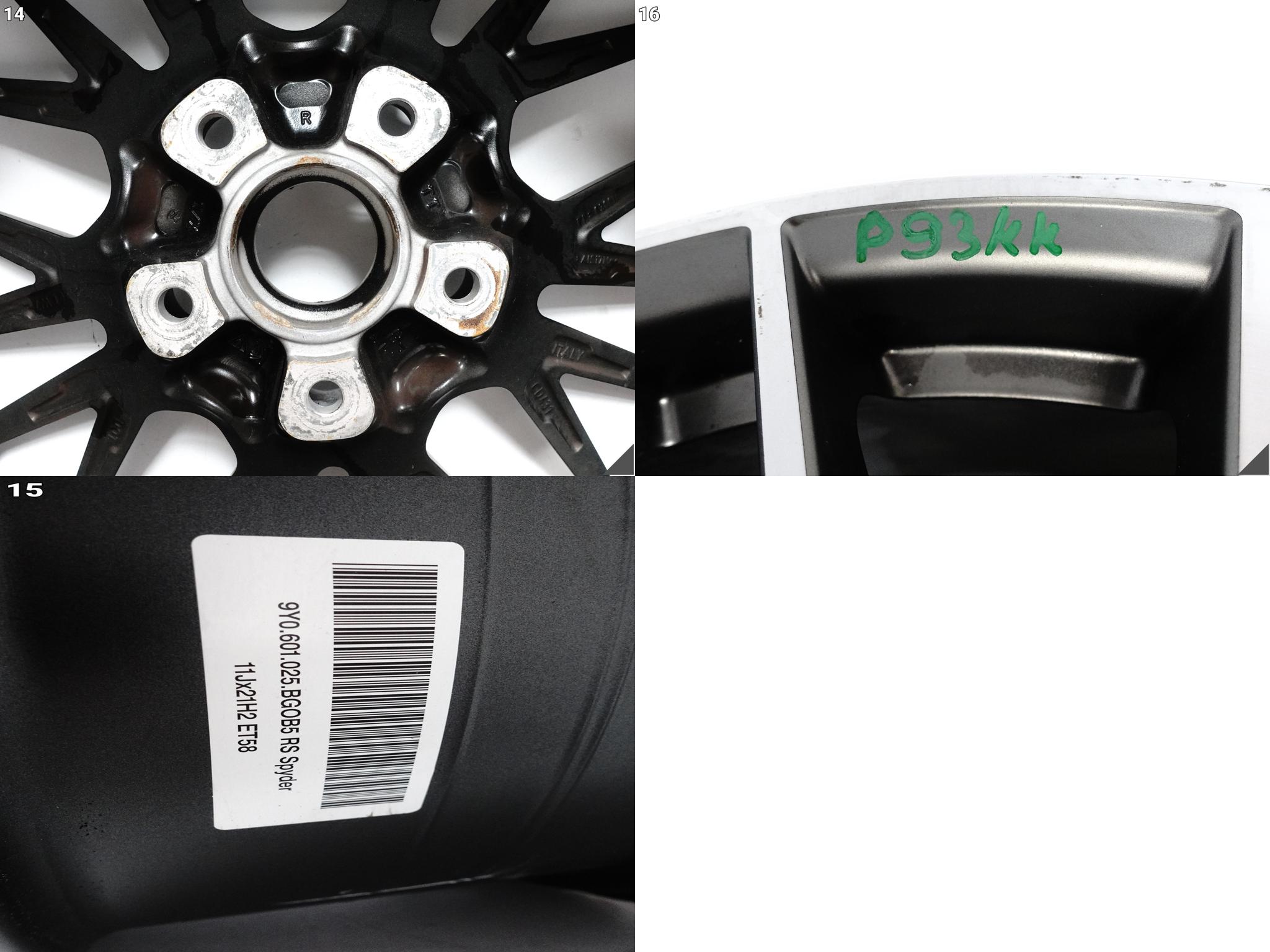 PORSCHE CAYENNE 9Y0 E3 RS SPYDER FELGA ALUFELGA 11Jx21 ET58 5×130 OB5 PORSCHE CAYENNE 9Y0 E3 RS SPYDER FELGA ALUFELGA 11Jx21 ET58 5x130 OB5 - obrazek 15
