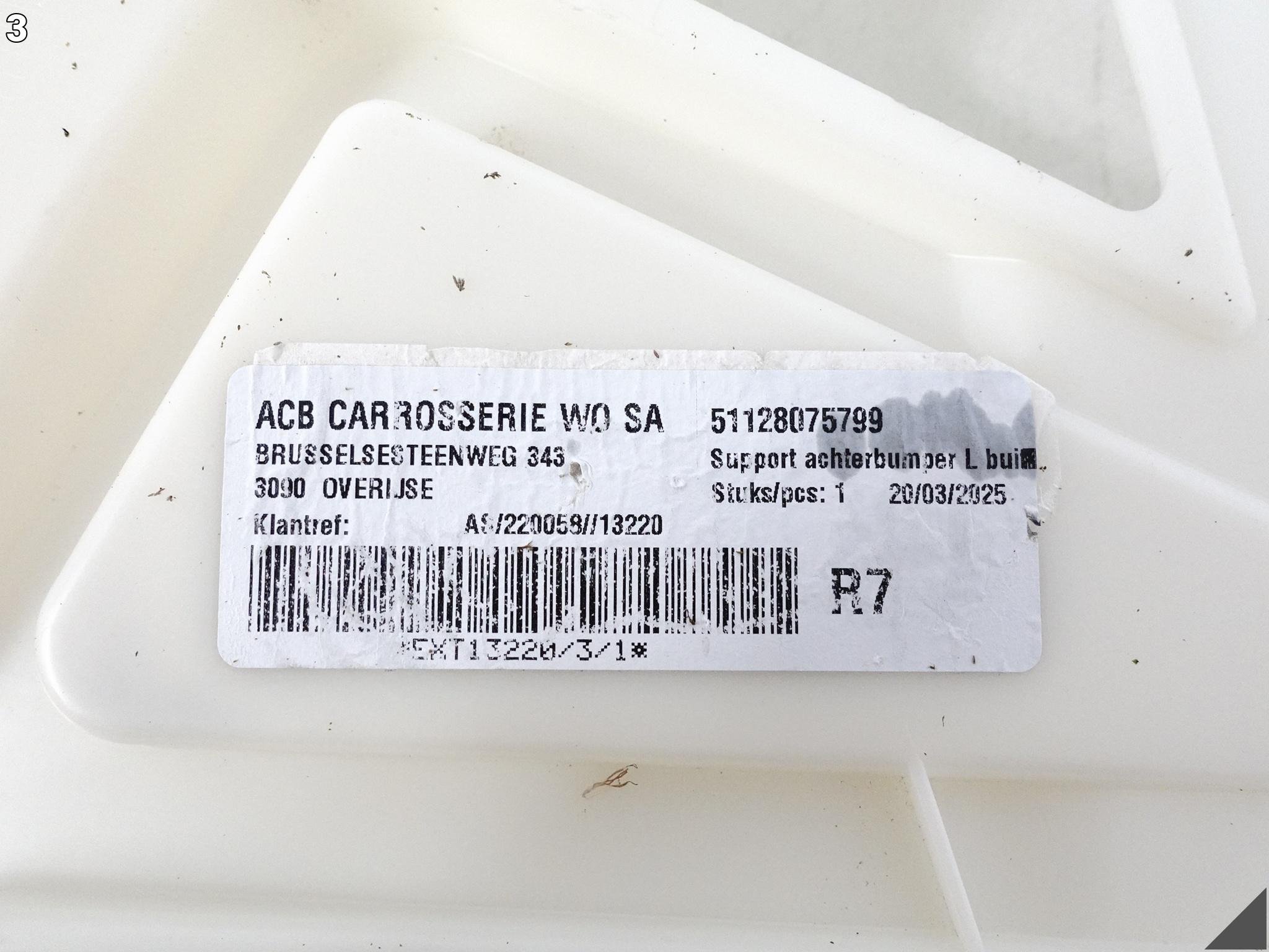 BMW 3 G21 M-PAKIET MSP TOURING KOMBI 18-22 ŚLIZG MOCOWANIE ZDERZAK LEWY TYŁ BMW 3 G21 M-PAKIET MSP TOURING KOMBI 18-22 ŚLIZG MOCOWANIE ZDERZAK LEWY TYŁ - obrazek 4