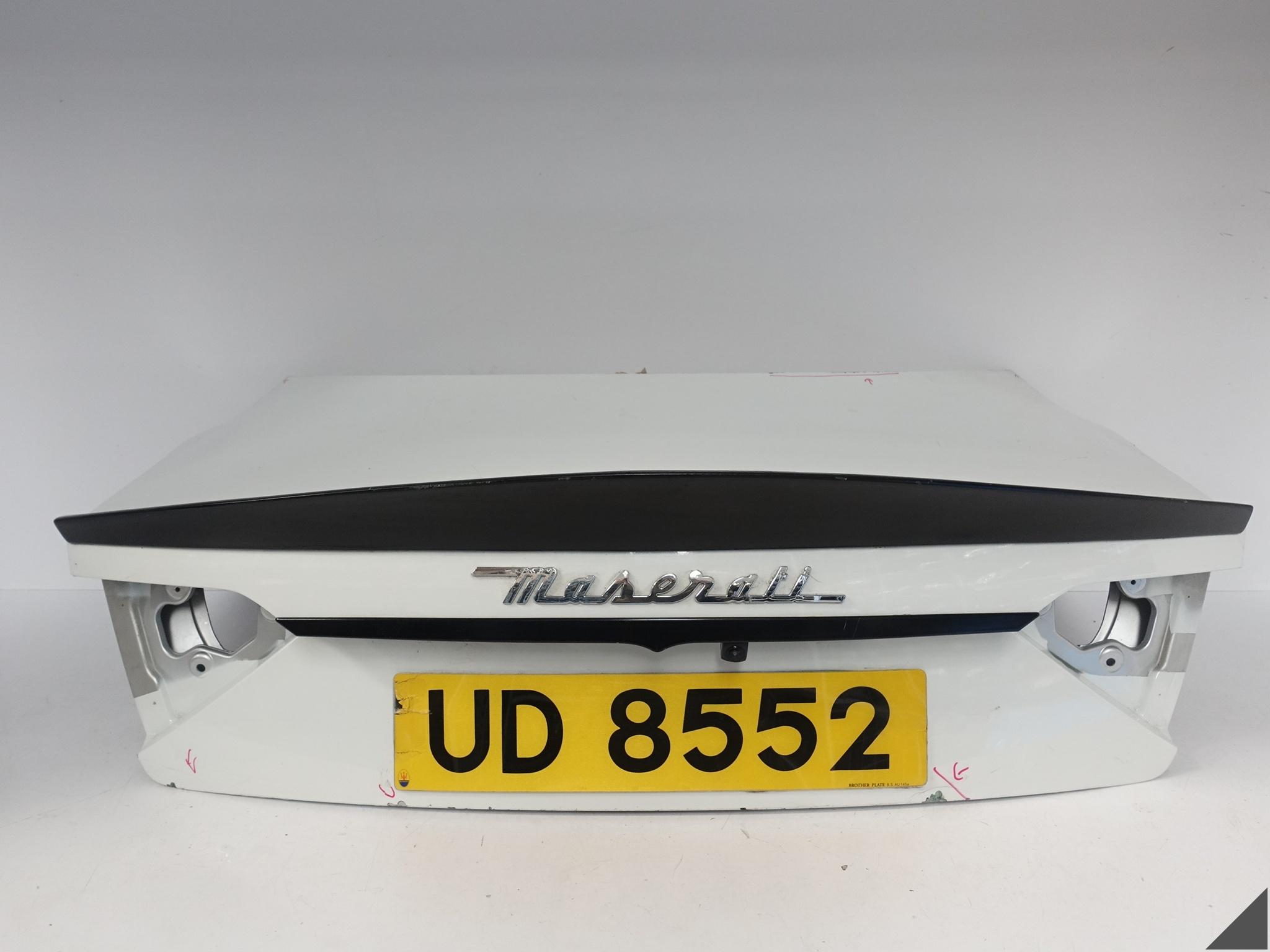 MASERATI GRANTURISMO M145 07-19 KLAPA POKRYWA BAGAŻNIKA TYŁ MASERATI GRANTURISMO M145 07-19 KLAPA POKRYWA BAGAŻNIKA TYŁ