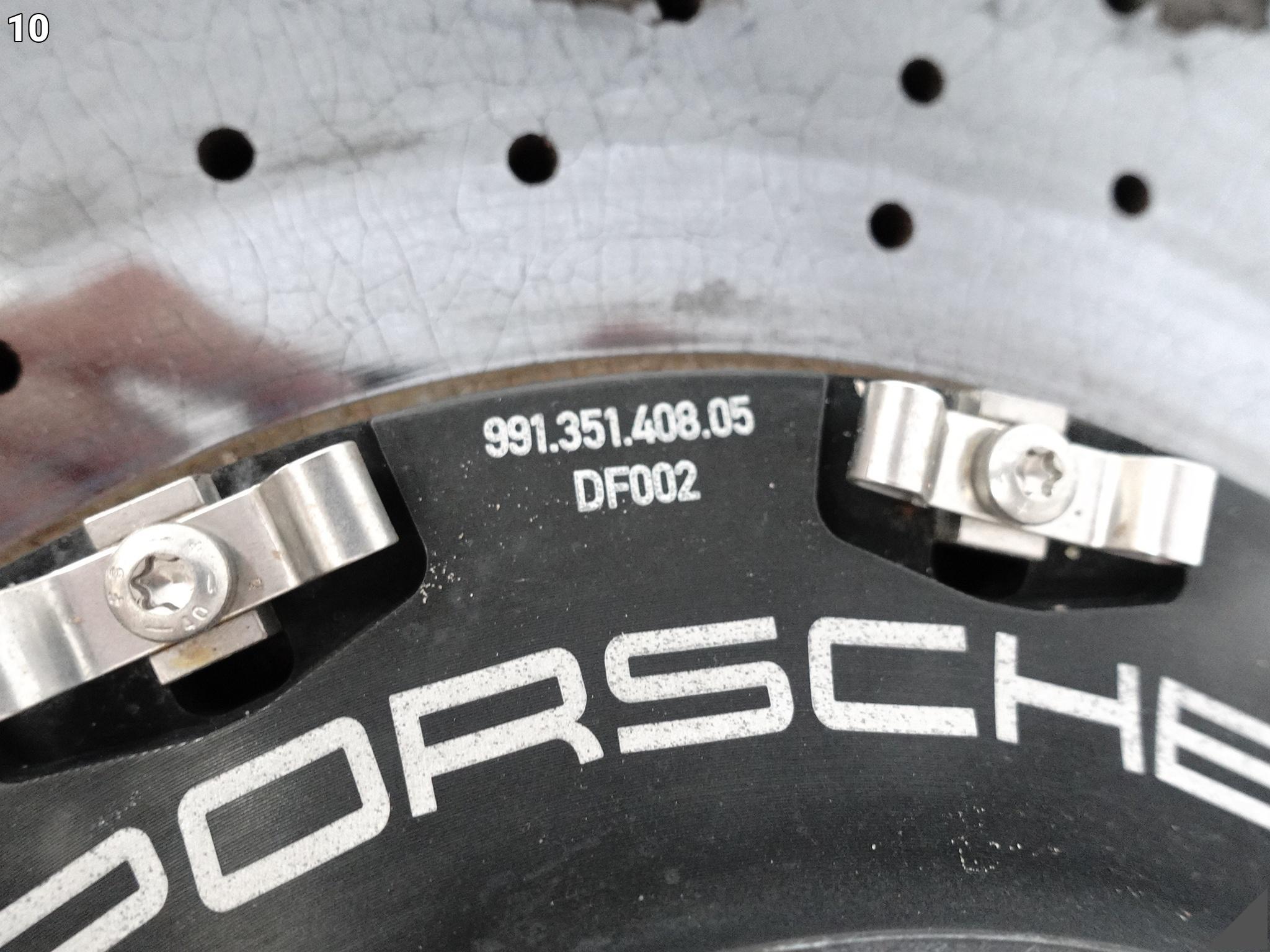 PORSCHE 991 992 TURBO C2 C2S C4 C4S PCCB TARCZA CERAMICZNA PRAWA PRZÓD PORSCHE 991 992 TURBO C2 C2S C4 C4S PCCB TARCZA CERAMICZNA PRAWA PRZÓD - obrazek 11