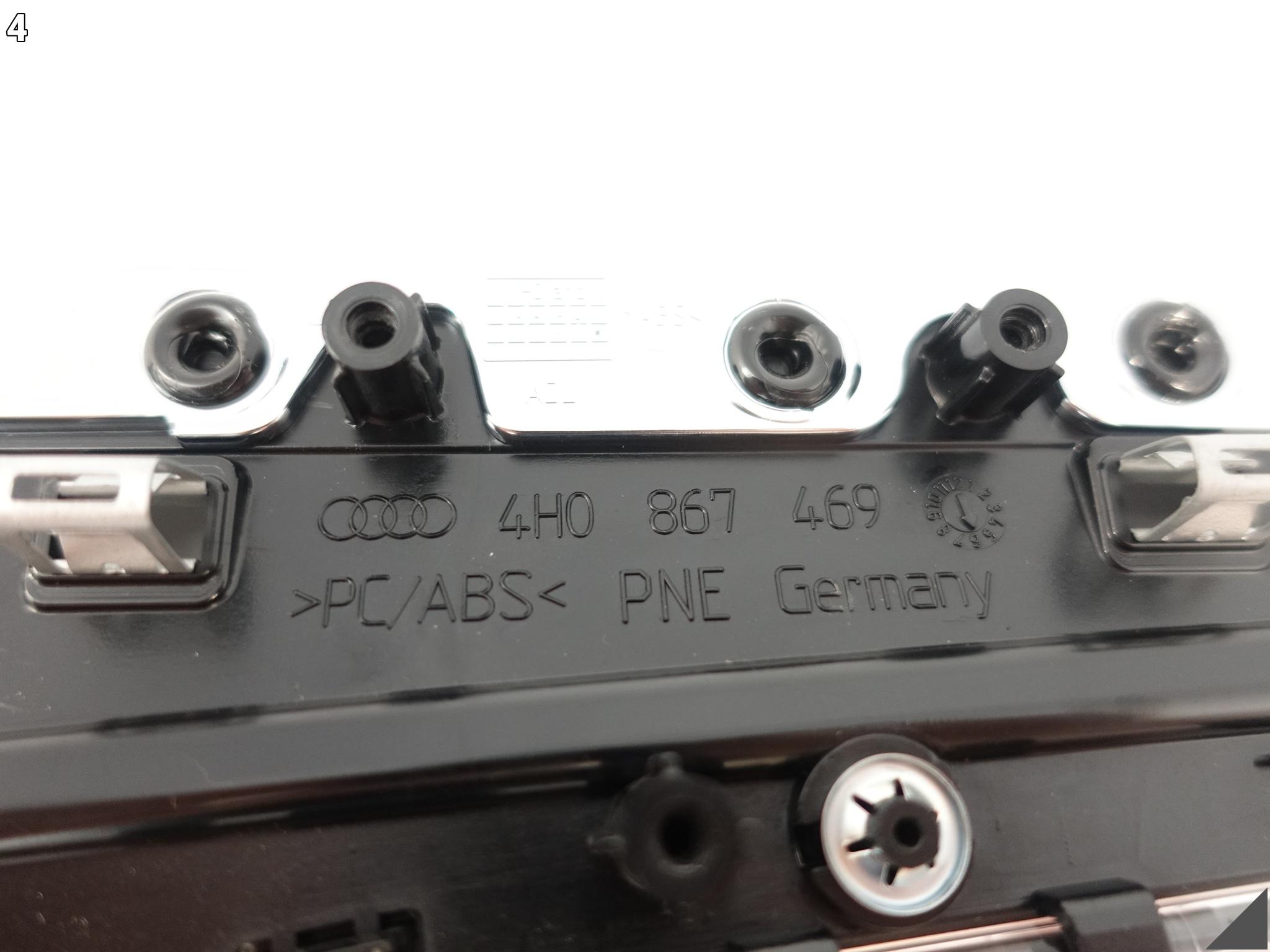 AUDI S8 A8 4H0 D4 13-17 LIFT LISTWA DEKOR DRZWI LEWA TYŁ KLAMKA GN6 AUDI S8 A8 4H0 D4 13-17 LIFT LISTWA DEKOR DRZWI LEWA TYŁ KLAMKA GN6 - obrazek 5