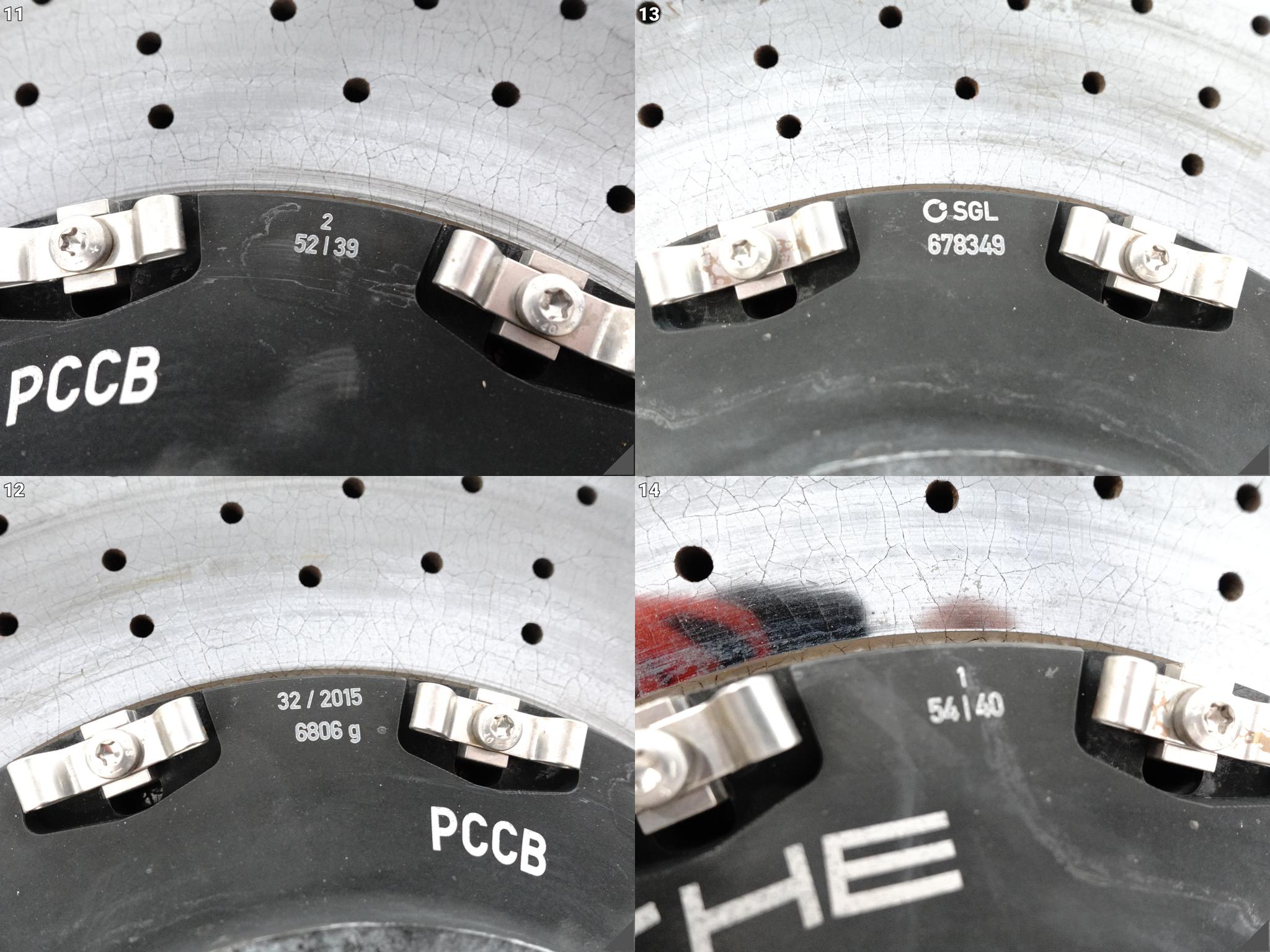 PORSCHE 991 992 TURBO C2 C2S C4 C4S PCCB TARCZA CERAMICZNA LEWA PRZÓD PORSCHE 991 992 TURBO C2 C2S C4 C4S PCCB TARCZA CERAMICZNA LEWA PRZÓD - obrazek 12