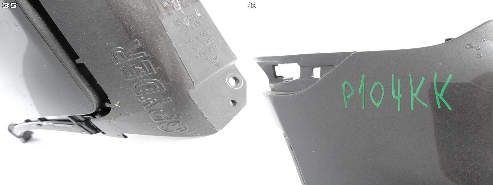 PORSCHE 981 BOXSTER CAYMAN SPYDER GT4 2016 ZDERZAK BUMPER PRZÓD (SPRYSKI) PORSCHE 981 BOXSTER CAYMAN SPYDER GT4 2016 ZDERZAK BUMPER PRZÓD (SPRYSKI) - obrazek 15