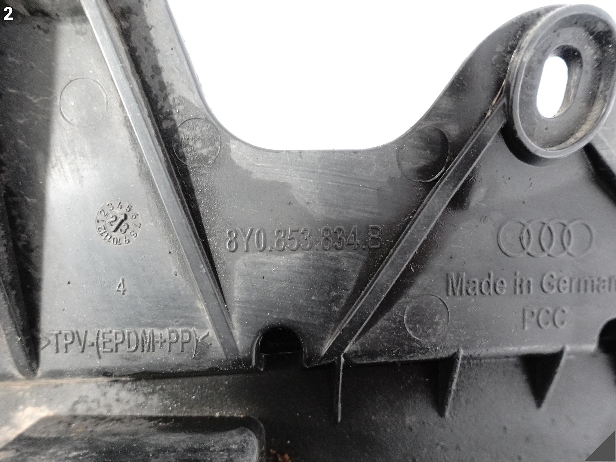 AUDI A3 S3 RS3 8Y0 20- CHLAPACZ OSŁONA PRZECIWBŁOTNA PRAWA TYŁ 8Y0853834B AUDI A3 S3 RS3 8Y0 20- CHLAPACZ OSŁONA PRZECIWBŁOTNA PRAWA TYŁ 8Y0853834B - obrazek 3