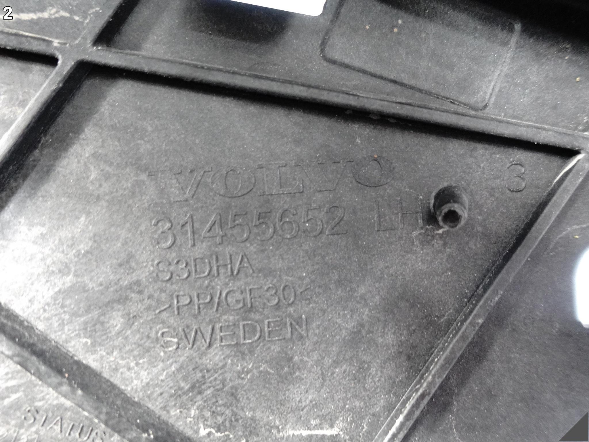 VOLVO S60 III V60 II 18- ŚLIZG UCHWYT MOCOWANIE W ZDERZAK LEWY PRZÓD VOLVO S60 III V60 II 18- ŚLIZG UCHWYT MOCOWANIE W ZDERZAK LEWY PRZÓD - obrazek 3