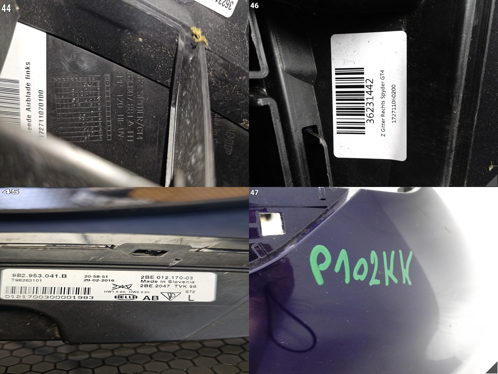 PORSCHE 718 982 CAYMAN BOXSTER SPYDER GT4 RS GT4RS ZDERZAK KOMPLETNY PRZÓD PORSCHE 718 982 CAYMAN BOXSTER SPYDER GT4 RS GT4RS ZDERZAK KOMPLETNY PRZÓD - obrazek 15