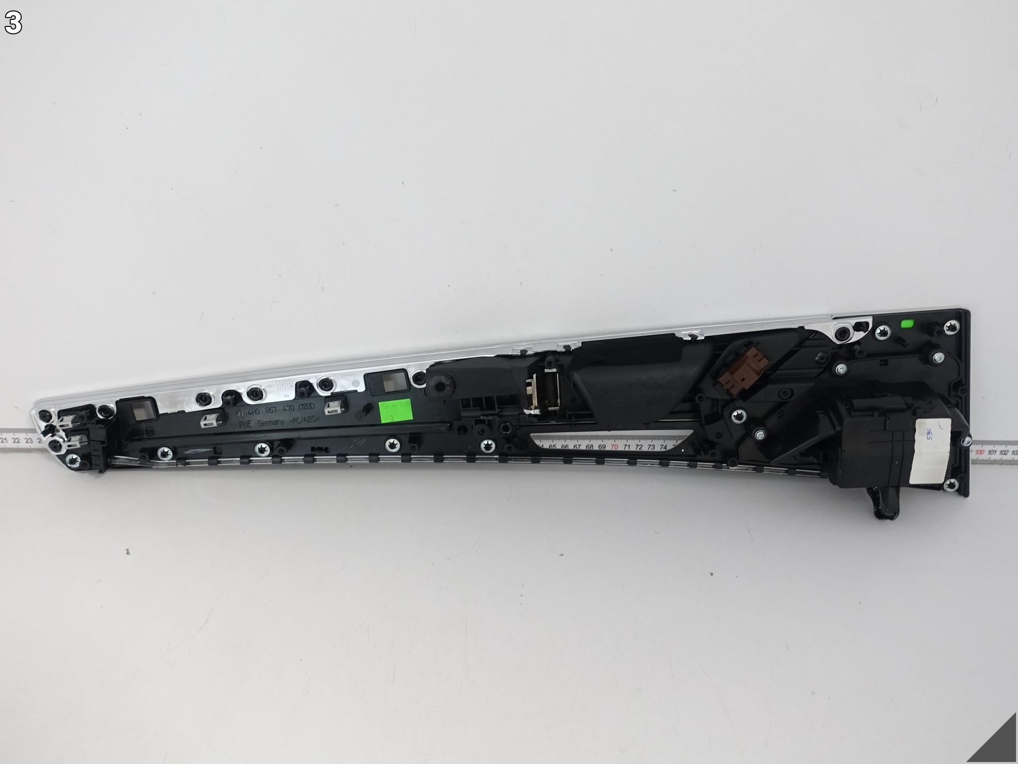 AUDI S8 A8 4H0 D4 13-17 LIFT LISTWA DEKOR DRZWI PRAWA TYŁ KLAMKA GN6 AUDI S8 A8 4H0 D4 13-17 LIFT LISTWA DEKOR DRZWI PRAWA TYŁ KLAMKA GN6 - obrazek 4