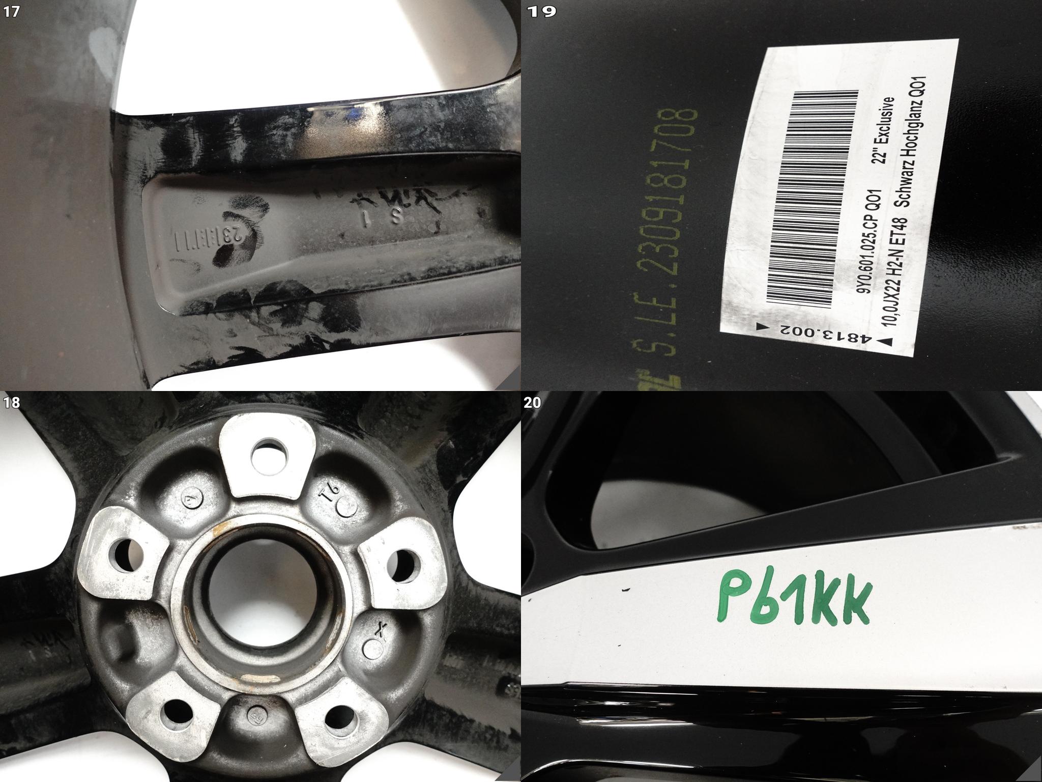 PORSCHE CAYENNE 9Y0 E3 EXCLUSIVE DESIGN SPORT FELGA 10Jx22 ET48 5×130 QO1 PORSCHE CAYENNE 9Y0 E3 EXCLUSIVE DESIGN SPORT FELGA 10Jx22 ET48 5x130 QO1 - obrazek 15
