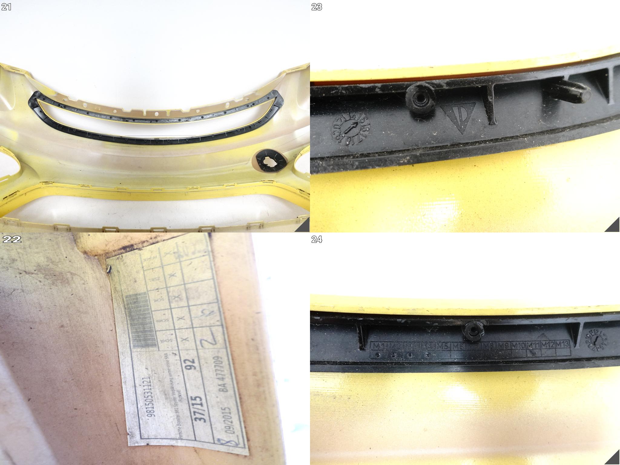 PORSCHE 981 BOXSTER CAYMAN SPYDER GT4 2016 ZDERZAK BUMPER PRZÓD (SPRYSKI) PORSCHE 981 BOXSTER CAYMAN SPYDER GT4 2016 ZDERZAK BUMPER PRZÓD (SPRYSKI) - obrazek 13