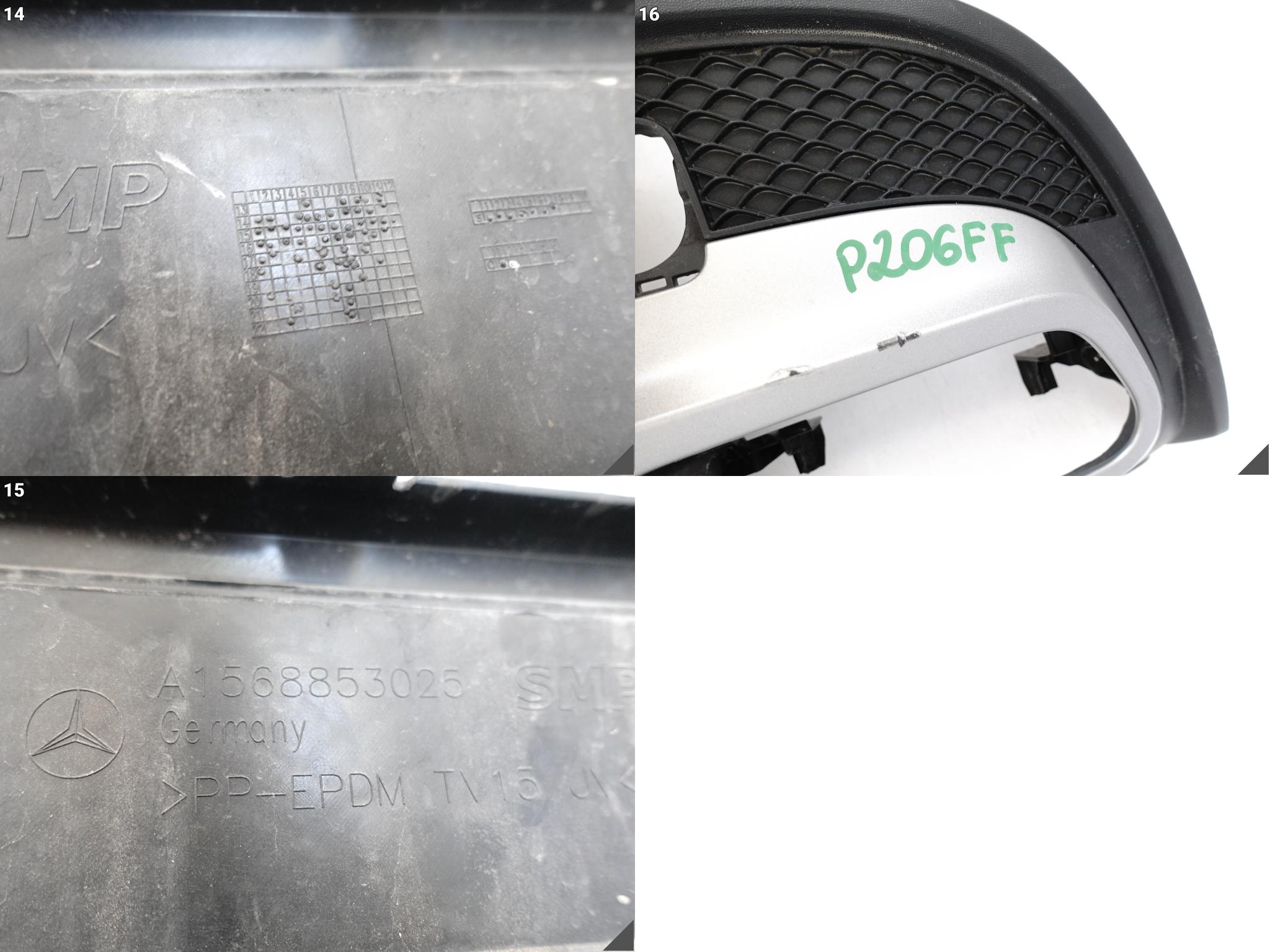 MERCEDES GLA AMG GLA45 4.5 X156 W156 13-17 ZDERZAK SPOILER DYFUZOR TYŁ MERCEDES GLA AMG GLA45 4.5 X156 W156 13-17 ZDERZAK SPOILER DYFUZOR TYŁ - obrazek 15