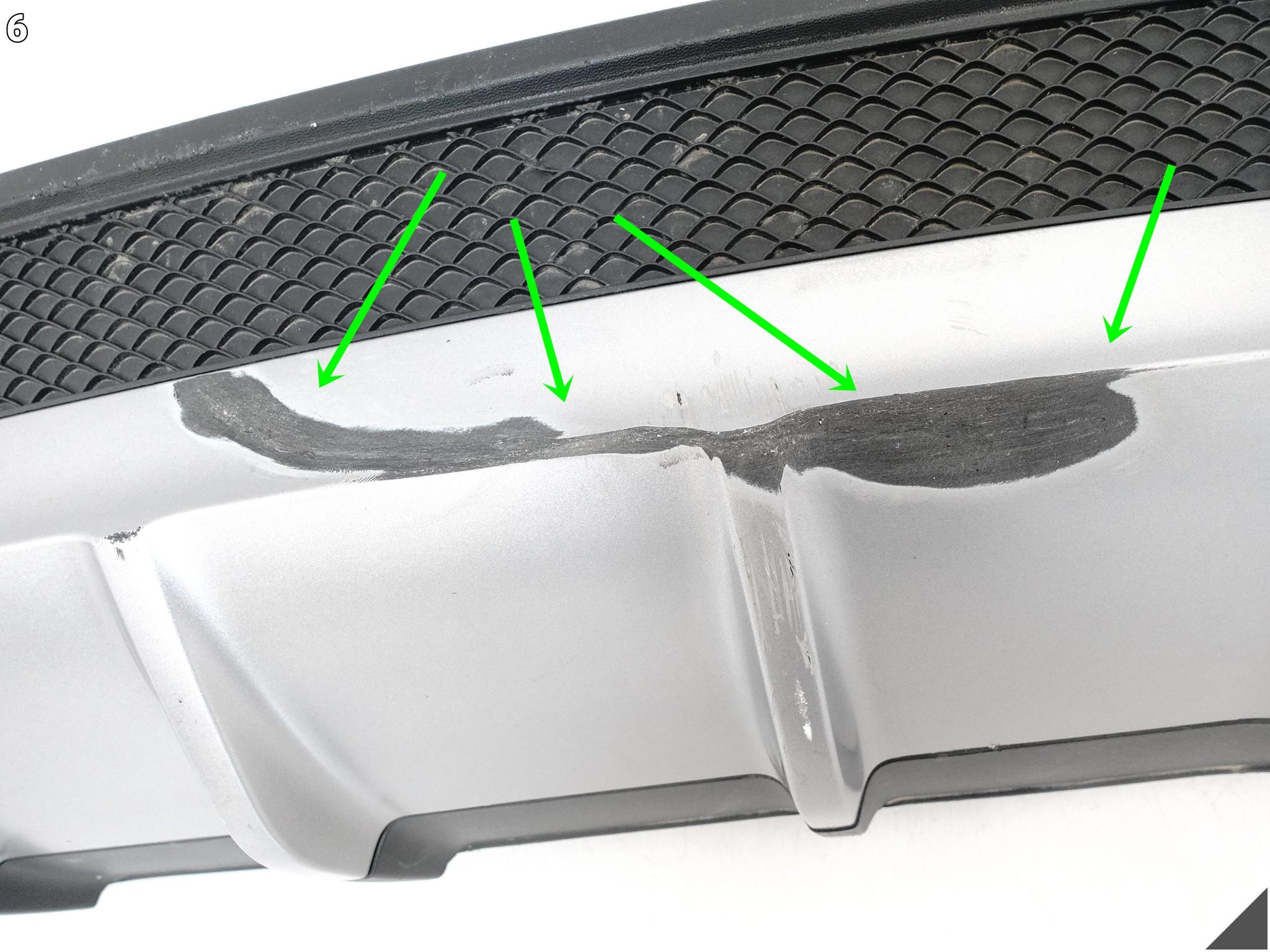 MERCEDES GLA AMG GLA45 4.5 X156 W156 13-17 ZDERZAK SPOILER DYFUZOR TYŁ MERCEDES GLA AMG GLA45 4.5 X156 W156 13-17 ZDERZAK SPOILER DYFUZOR TYŁ - obrazek 7