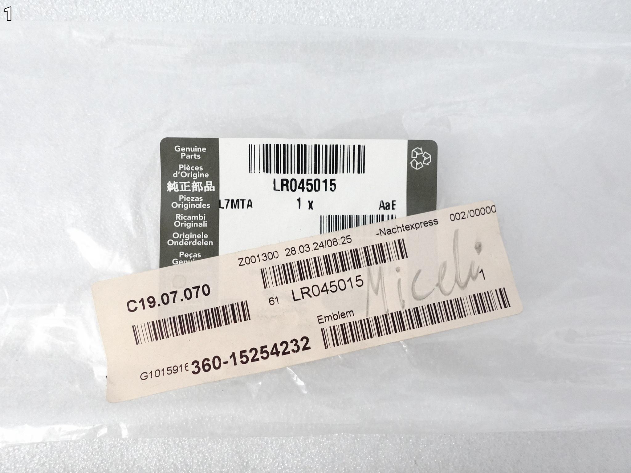 RANGE ROVER SPORT L494 LIFT 13-22 ZNACZEK EMBLEMAT KLAPA BAGAŻNIKA NOWY ORG RANGE ROVER SPORT L494 LIFT 13-22 ZNACZEK EMBLEMAT KLAPA BAGAŻNIKA NOWY ORG - obrazek 2