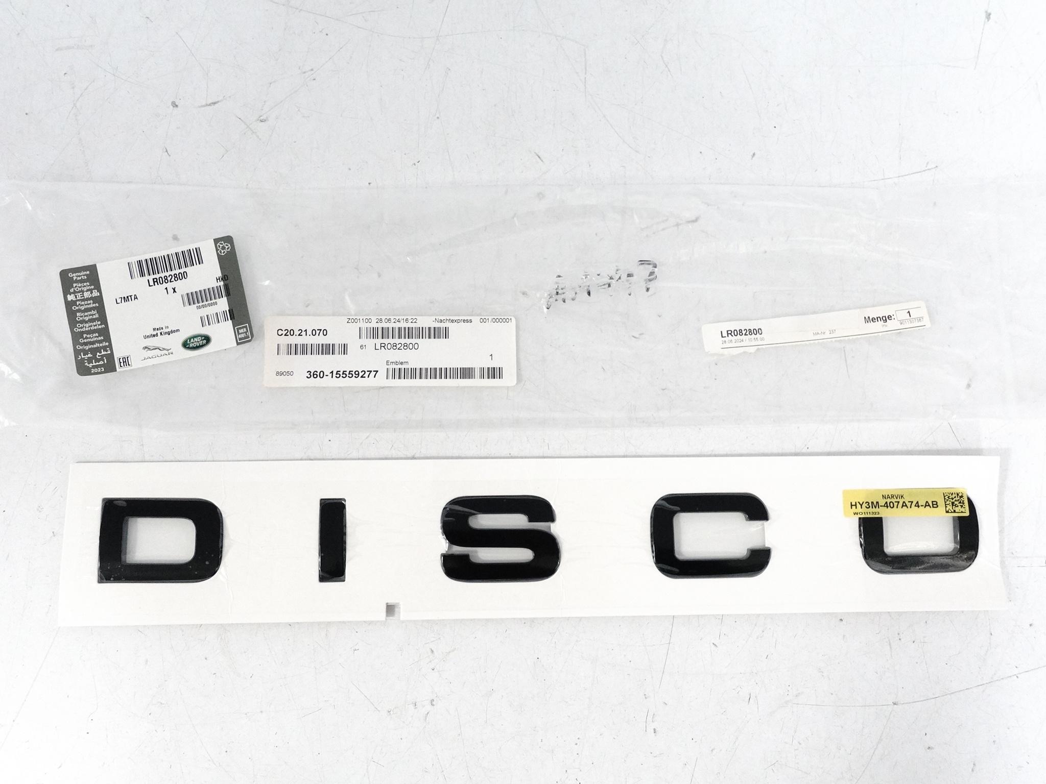 DISCO LAND ROVER DISCOVERY V 5 17- ZNACZEK EMBLEMAT KLAPY BAGAŻNIK NOWY ORG DISCO LAND ROVER DISCOVERY V 5 17- ZNACZEK EMBLEMAT KLAPY BAGAŻNIK NOWY ORG