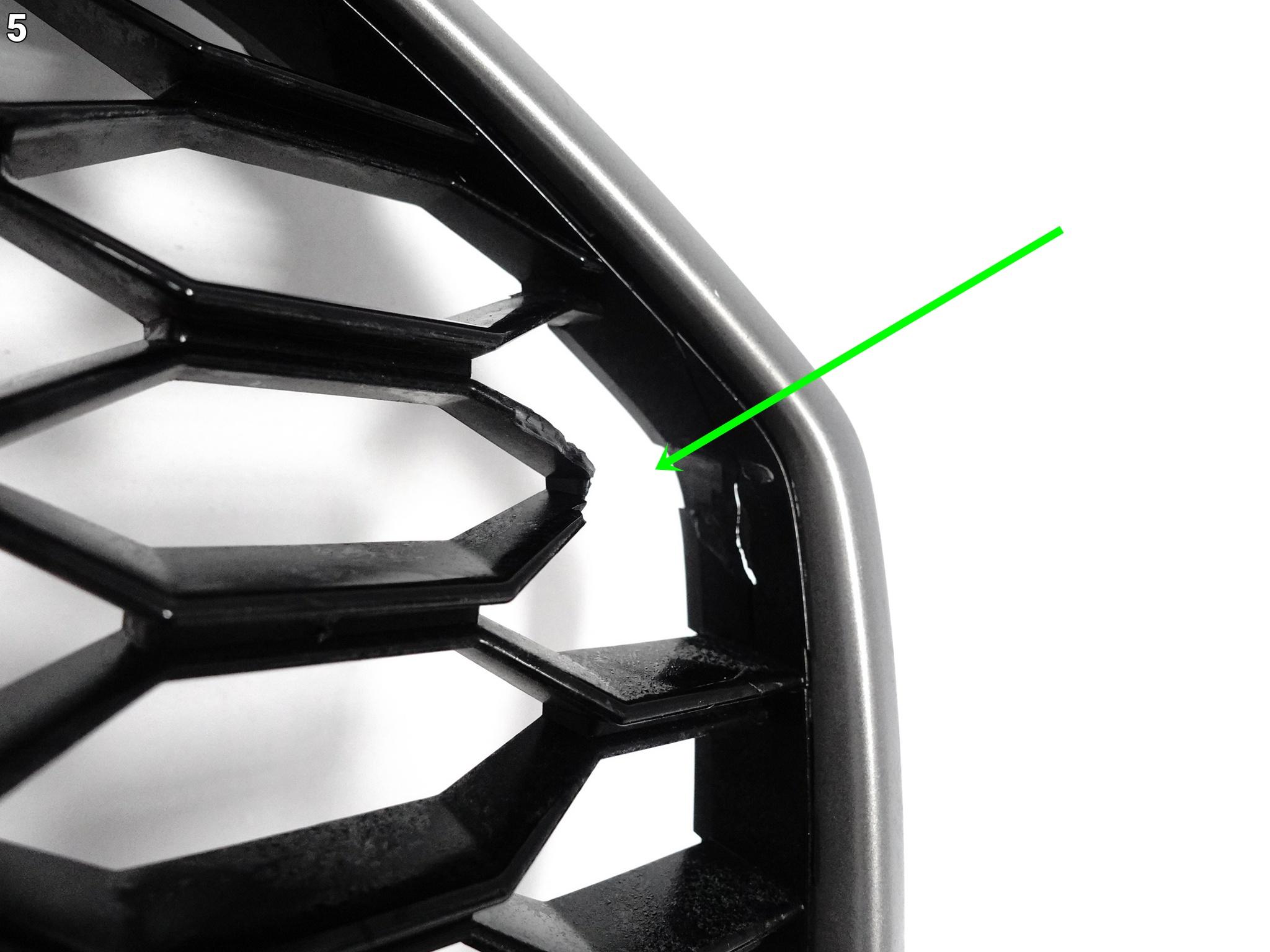 AUDI RS6 4G0 LIFT C7 QUATTRO 14-18 GRILL ATRAPA KRATKA W ZDERZAK PRZÓD AUDI RS6 4G0 LIFT C7 QUATTRO 14-18 GRILL ATRAPA KRATKA W ZDERZAK PRZÓD - obrazek 6