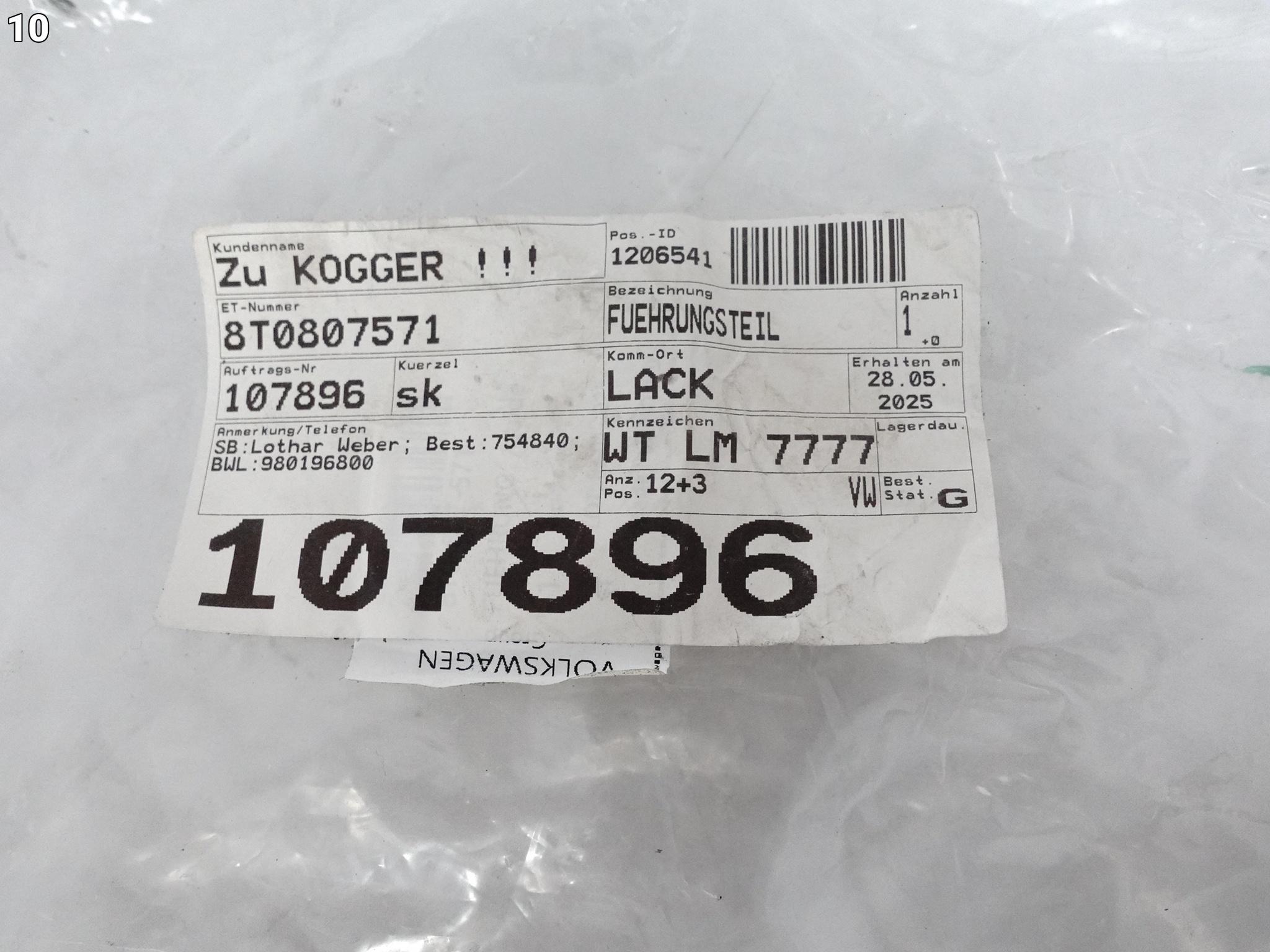 AUDI S5 A5 S-LINE 8T0 LIFT 07-16 ŚLIZG MOCOWANIE W ZDERZAK TYŁ LEWY AUDI S5 A5 S-LINE 8T0 LIFT 07-16 ŚLIZG MOCOWANIE W ZDERZAK TYŁ LEWY - obrazek 11