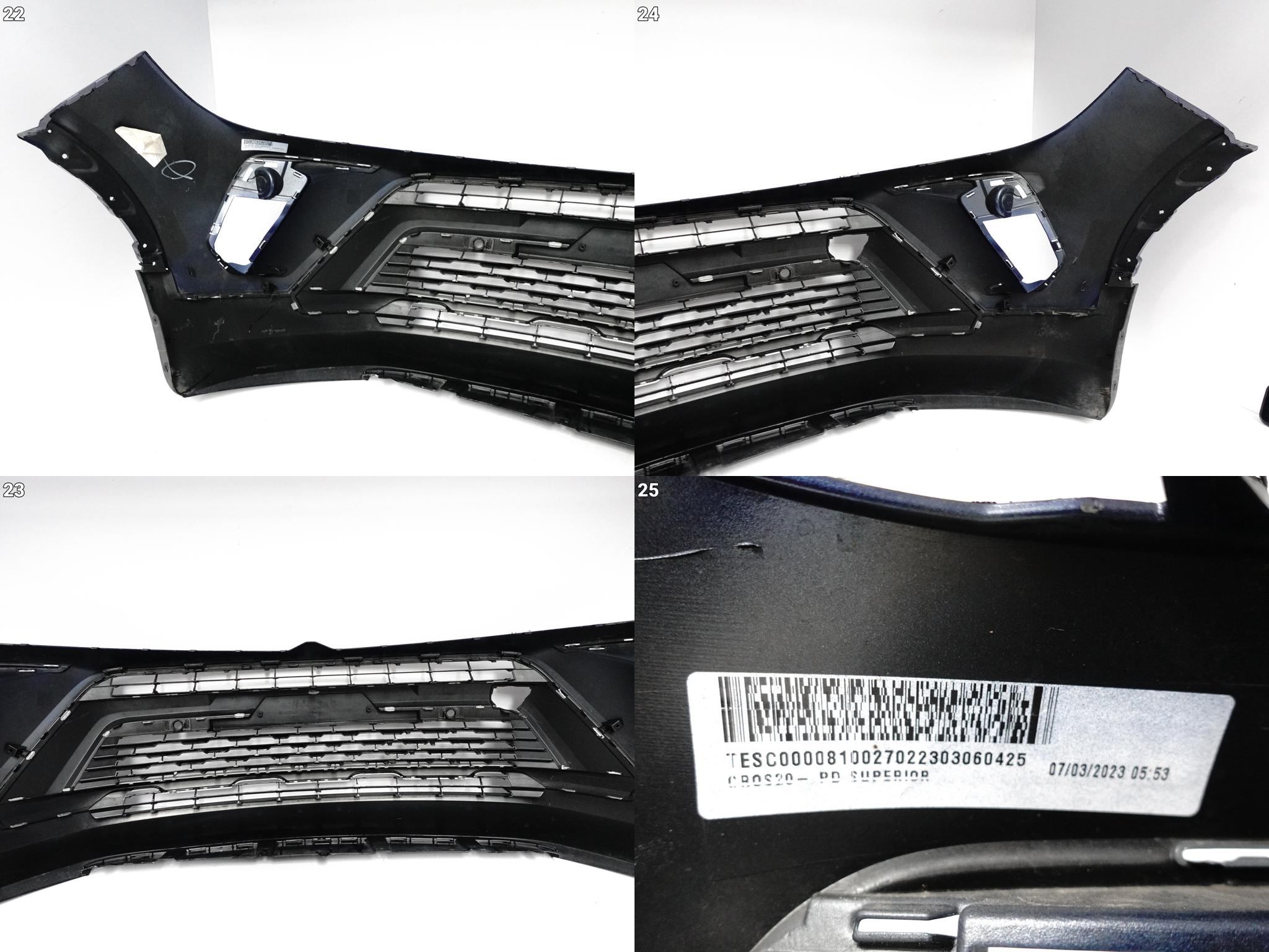 OPEL CROSSLAND X LIFT 20-24 ZDERZAK SPOILER ATRAPA PRZÓD (PDC) OPEL CROSSLAND X LIFT 20-24 ZDERZAK SPOILER ATRAPA PRZÓD (PDC) - obrazek 14