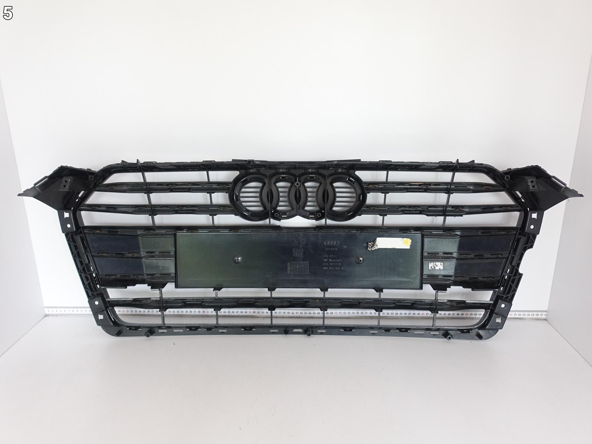 AUDI A5 8W6 F5 B9 S-LINE 16-20 KRATKA GRILL ATRAPA W ZDERZAK CZARNY BLACK AUDI A5 8W6 F5 B9 S-LINE 16-20 KRATKA GRILL ATRAPA W ZDERZAK CZARNY BLACK - obrazek 6
