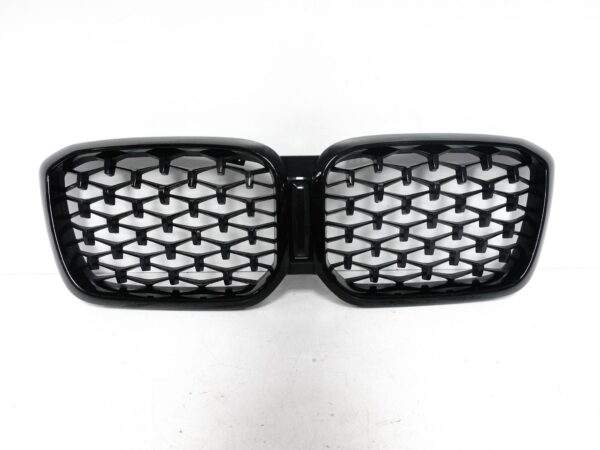 BMW X3 G01 X4 G02 M-PAKIET M SHADOW 21-24 LCI LIFT GRILL ATRAPA NERKI BLACK