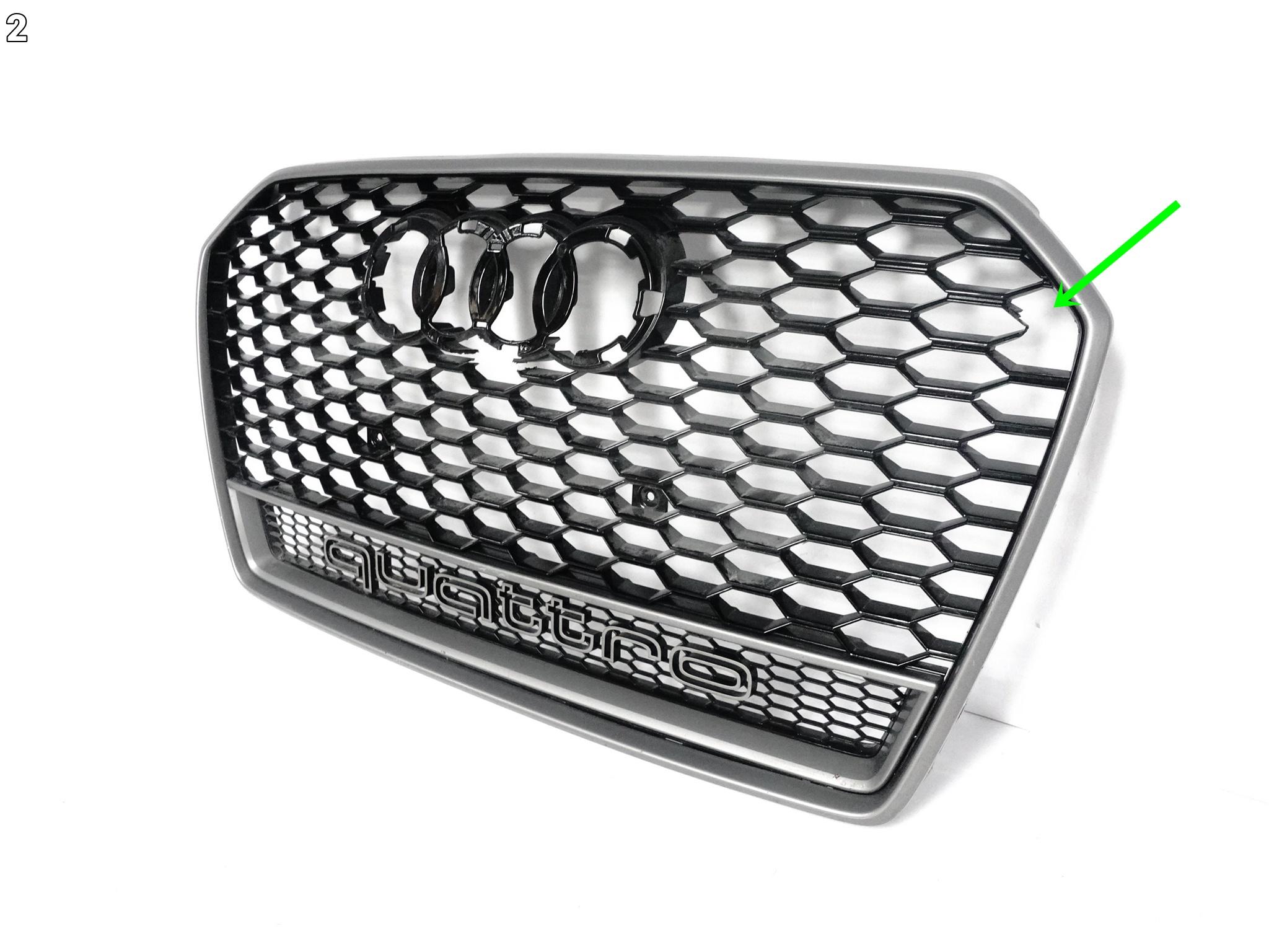 AUDI RS6 4G0 LIFT C7 QUATTRO 14-18 GRILL ATRAPA KRATKA W ZDERZAK PRZÓD AUDI RS6 4G0 LIFT C7 QUATTRO 14-18 GRILL ATRAPA KRATKA W ZDERZAK PRZÓD - obrazek 3