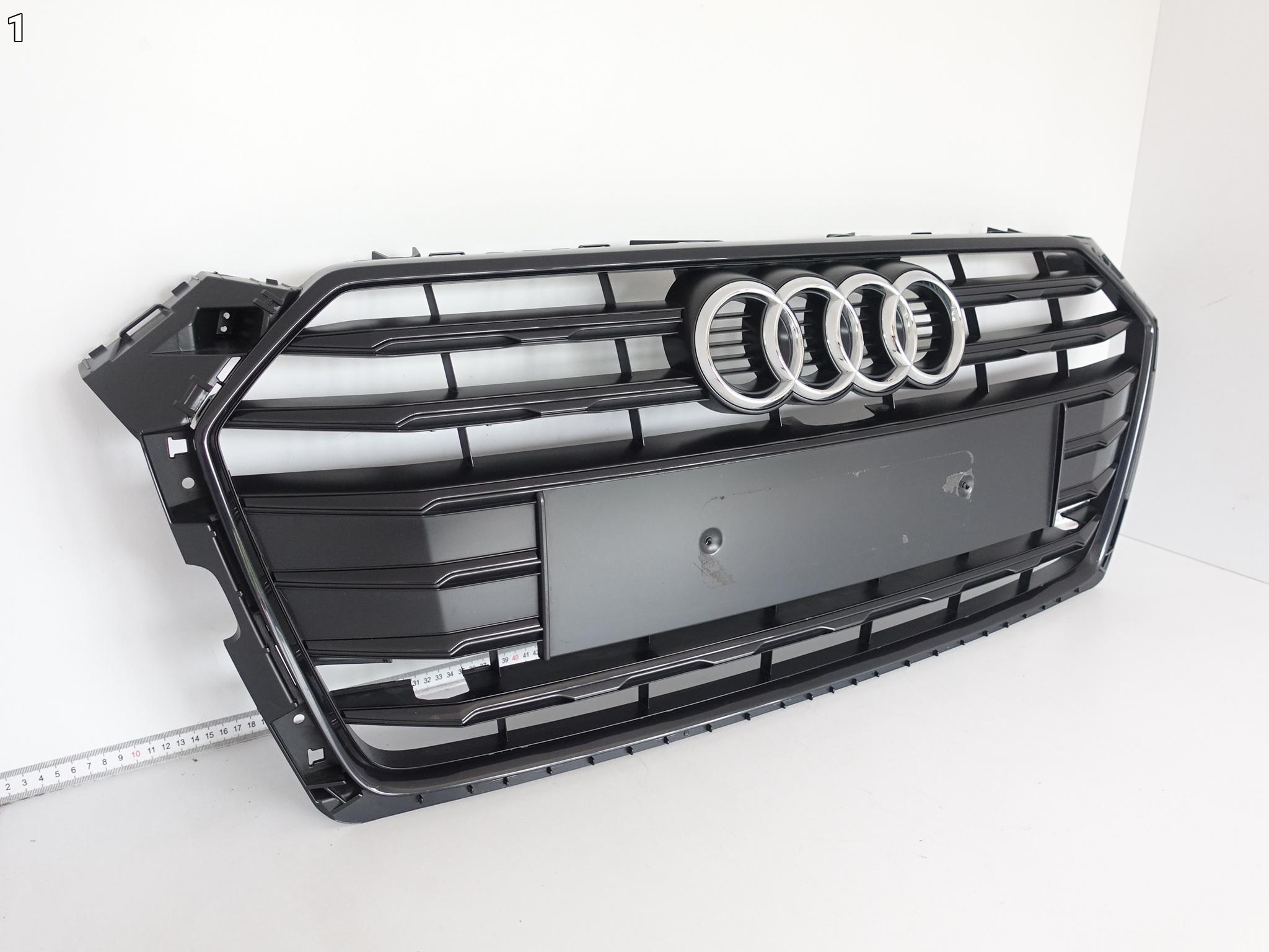 AUDI A5 8W6 F5 B9 S-LINE 16-20 KRATKA GRILL ATRAPA W ZDERZAK CZARNY BLACK AUDI A5 8W6 F5 B9 S-LINE 16-20 KRATKA GRILL ATRAPA W ZDERZAK CZARNY BLACK - obrazek 2