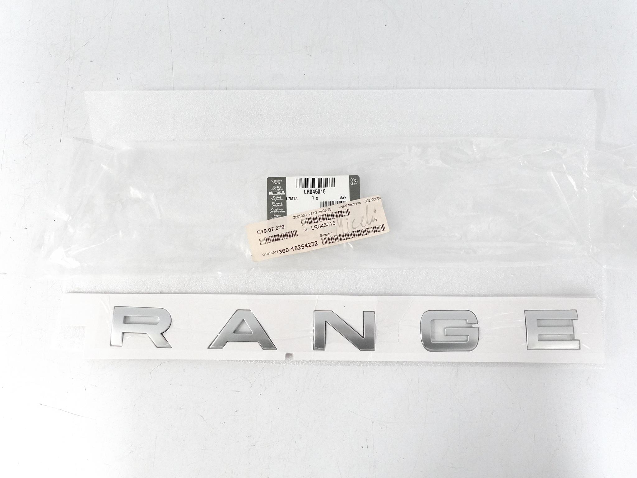 RANGE ROVER SPORT L494 LIFT 13-22 ZNACZEK EMBLEMAT KLAPA BAGAŻNIKA NOWY ORG RANGE ROVER SPORT L494 LIFT 13-22 ZNACZEK EMBLEMAT KLAPA BAGAŻNIKA NOWY ORG