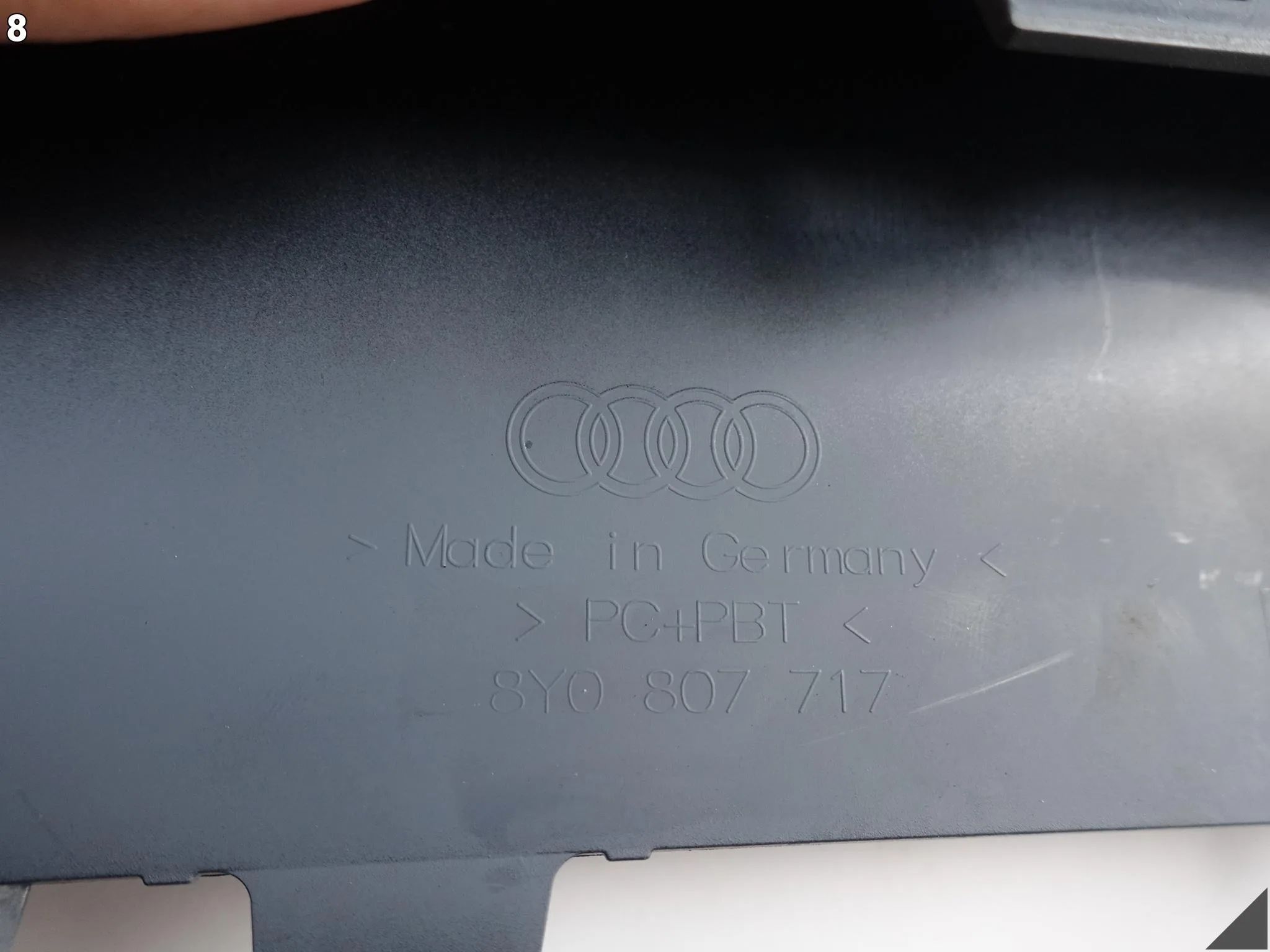 AUDI RS3 8Y0 20-24 LISTWA OSŁONA SPOILER W ZDERZAK PRZÓD DOLNA 8Y0807717 AUDI RS3 8Y0 20-24 LISTWA OSŁONA SPOILER W ZDERZAK PRZÓD DOLNA 8Y0807717 - obrazek 9