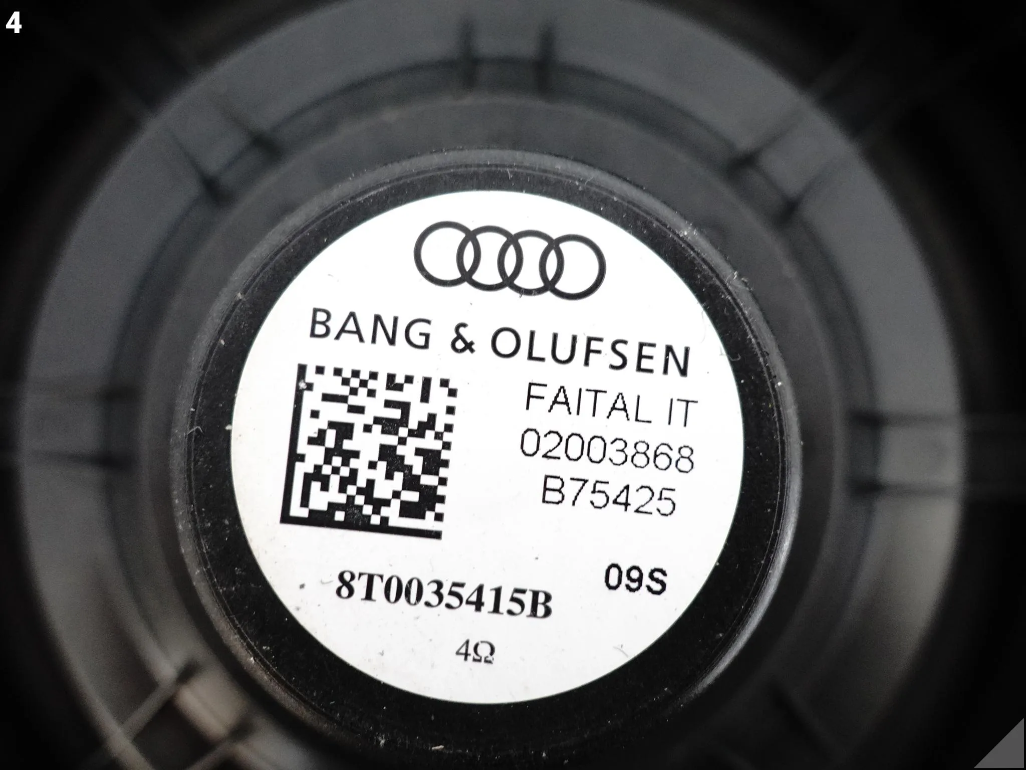 AUDI A5 S5 RS5 8T0 SPORTBACK 07-16 ZESTAW GŁOŚNIKÓW WZMACNIACZ BANG&OLUFSEN AUDI A5 S5 RS5 8T0 SPORTBACK 07-16 ZESTAW GŁOŚNIKÓW WZMACNIACZ BANG&OLUFSEN - obrazek 5