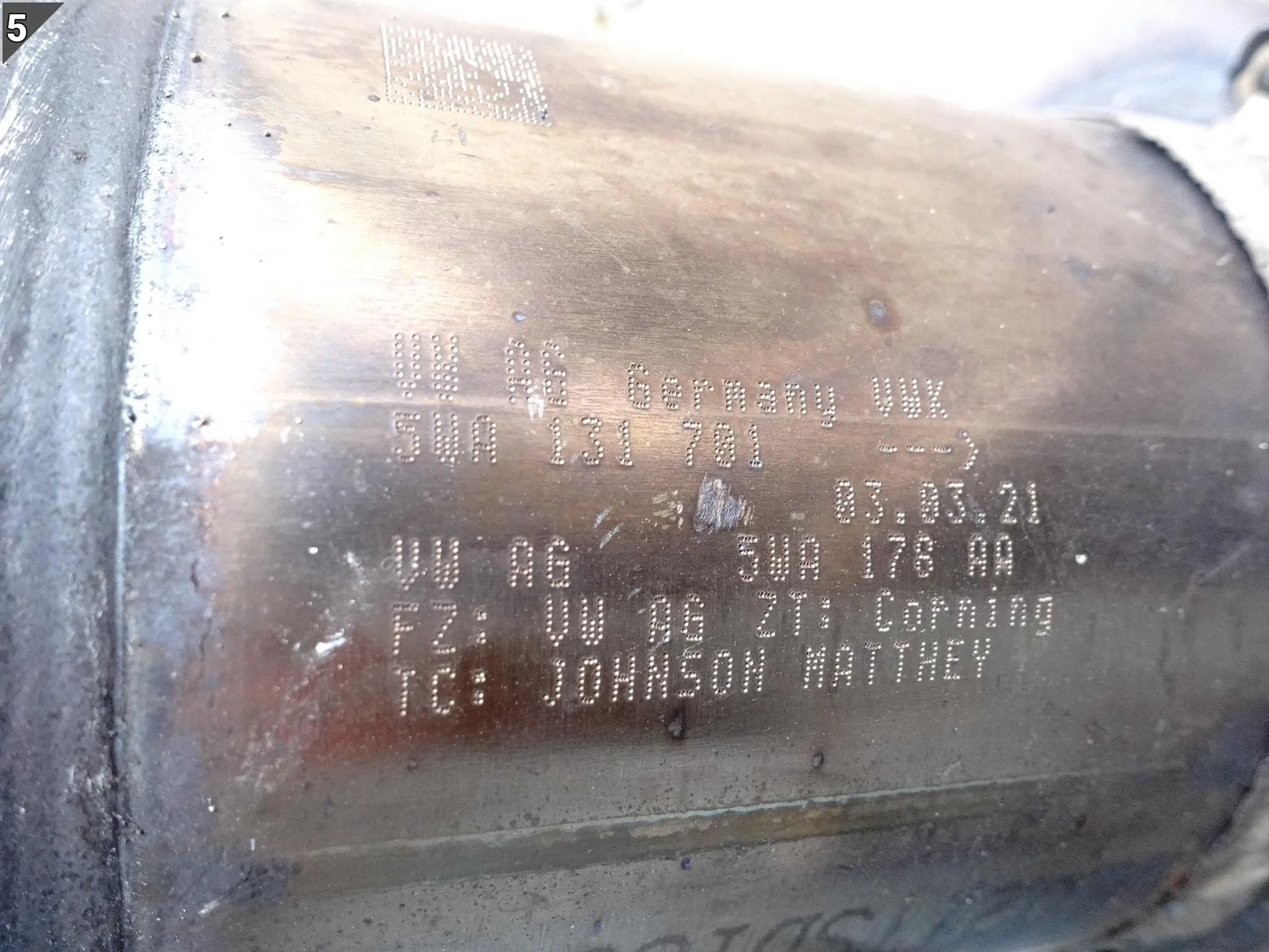 VW GOLF VIII 8 5H0 ARTEON 3G8 AUDI A3 S3 8Y0 TTS 8S0 KATALIZATOR 2.0 TFSI VW GOLF VIII 8 5H0 ARTEON 3G8 AUDI A3 S3 8Y0 TTS 8S0 KATALIZATOR 2.0 TFSI - obrazek 6