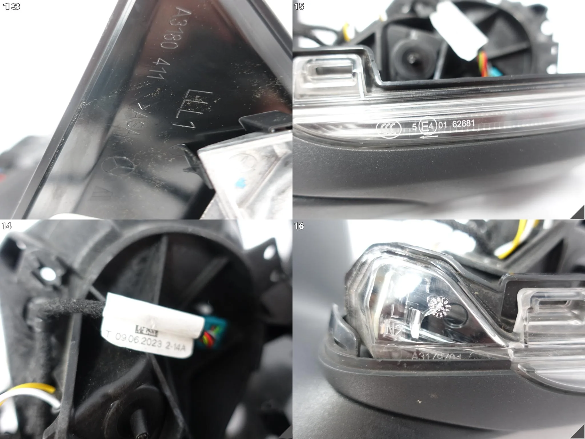 MERCEDES C-KLASA W206 21- LUSTERKO ZEWNĘTRZNE KIERUNEK LEWE 10+8 PIN EU MERCEDES C-KLASA W206 21- LUSTERKO ZEWNĘTRZNE KIERUNEK LEWE 10+8 PIN EU - obrazek 14