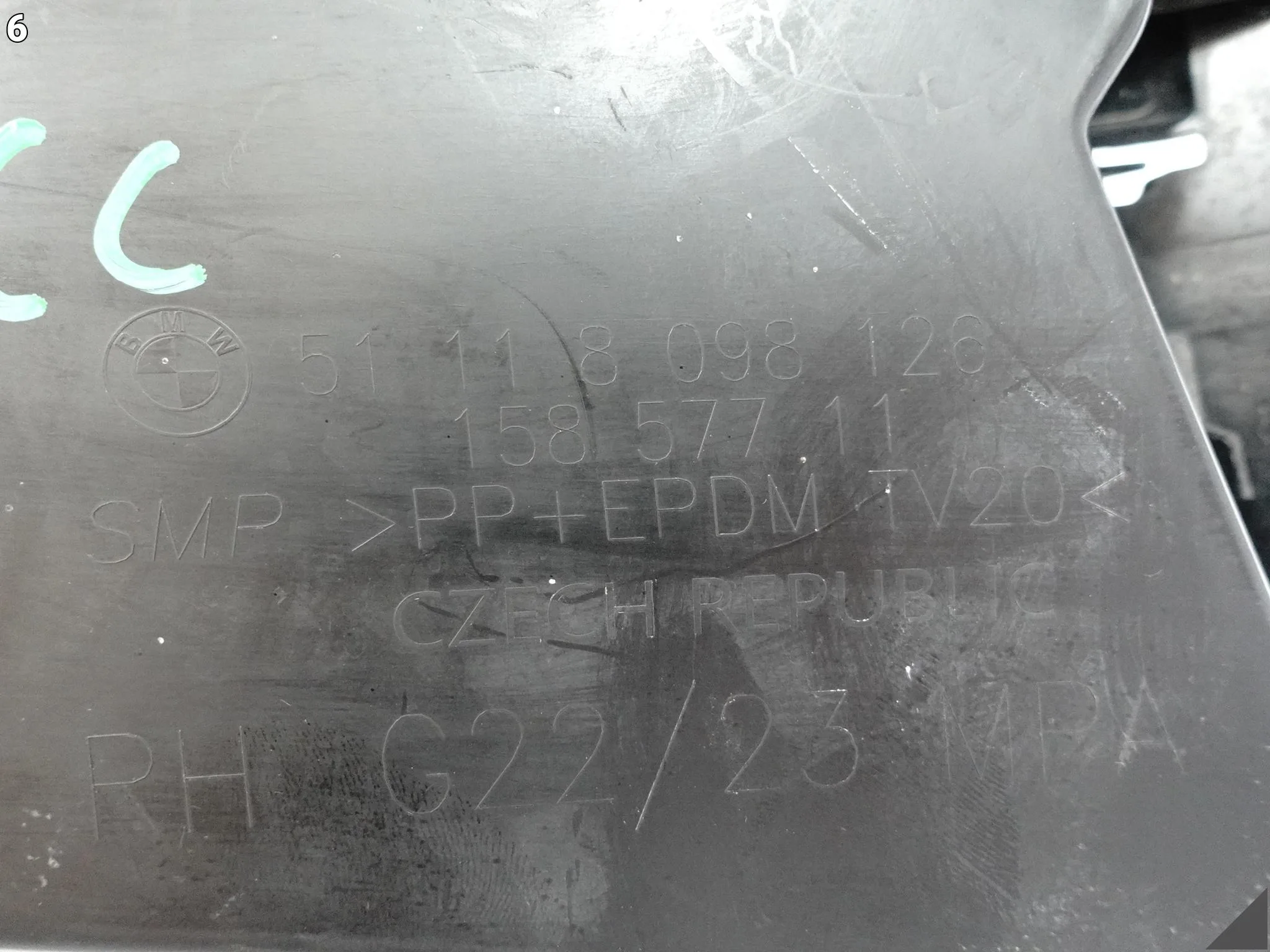 BMW 4 G22 G23 M-PAKIET MSP 20- ATRAPA KRATKA W ZDERZAK PRZÓD PRAWA 8077066 BMW 4 G22 G23 M-PAKIET MSP 20- ATRAPA KRATKA W ZDERZAK PRZÓD PRAWA 8077066 - obrazek 7