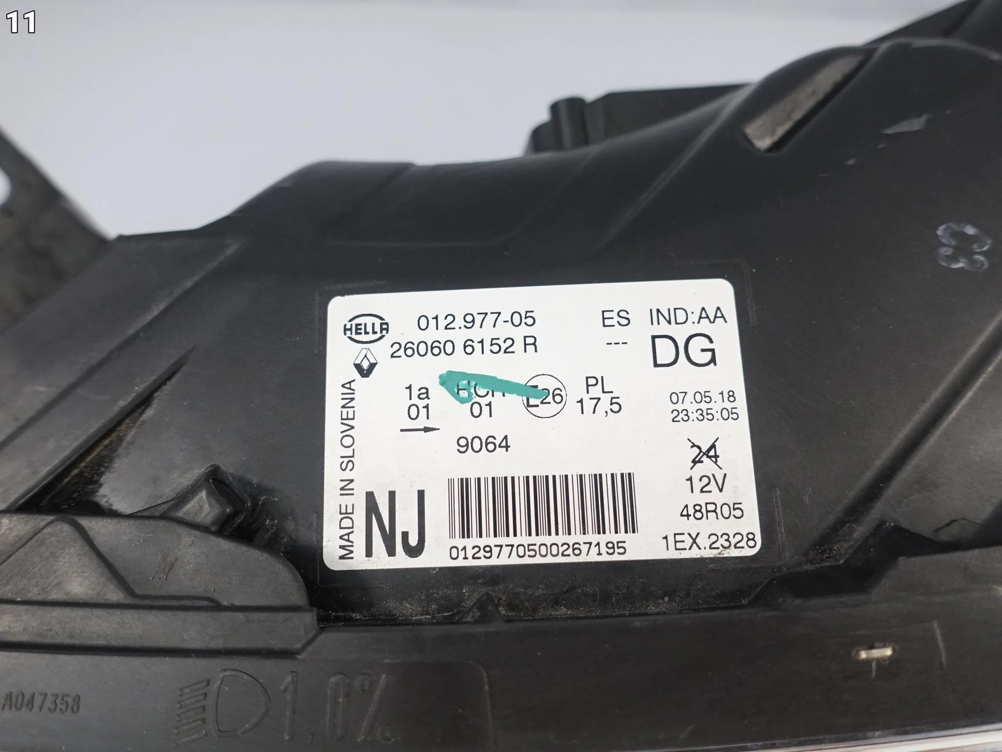 RENAULT CAPTUR I LIFT 17-19 LAMPA FULL LED PURE VISION LEWA PRZÓD EUROPA RENAULT CAPTUR I LIFT 17-19 LAMPA FULL LED PURE VISION LEWA PRZÓD EUROPA - obrazek 12