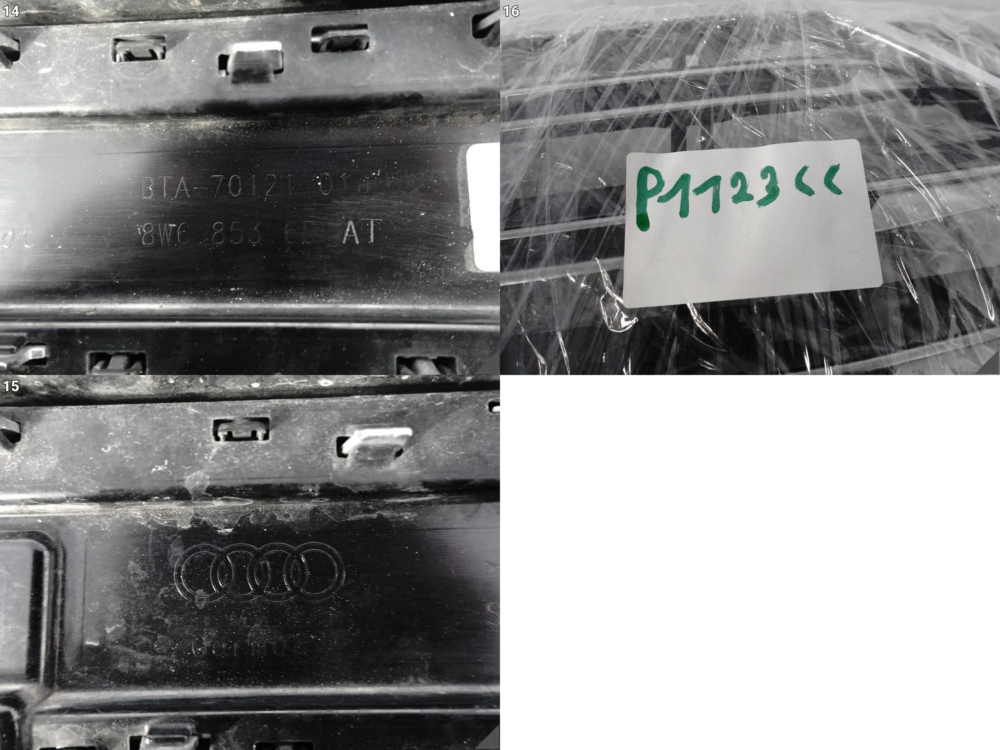 AUDI S5 8W6 F5 B9 16-19 GRILL ATRAPA KRATKA W ZDERZAK PRZÓD 8W6853651AT AUDI S5 8W6 F5 B9 16-19 GRILL ATRAPA KRATKA W ZDERZAK PRZÓD 8W6853651AT - obrazek 15