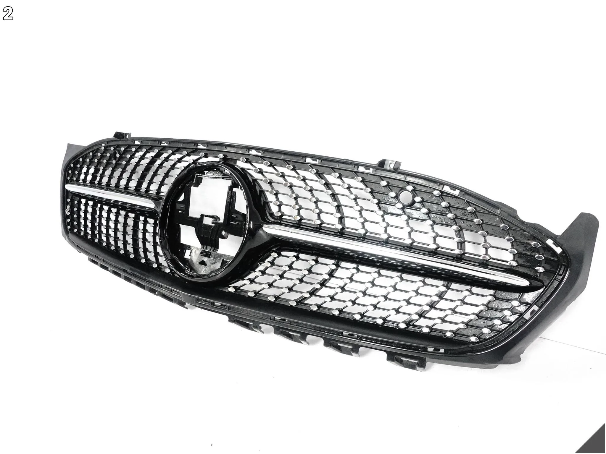 MERCEDES CLA X118 C118 AMG 19- DIAMOND GRILL ATRAPA WLOT ZDERZAK PDC PRZÓD MERCEDES CLA X118 C118 AMG 19- DIAMOND GRILL ATRAPA WLOT ZDERZAK PDC PRZÓD - obrazek 3