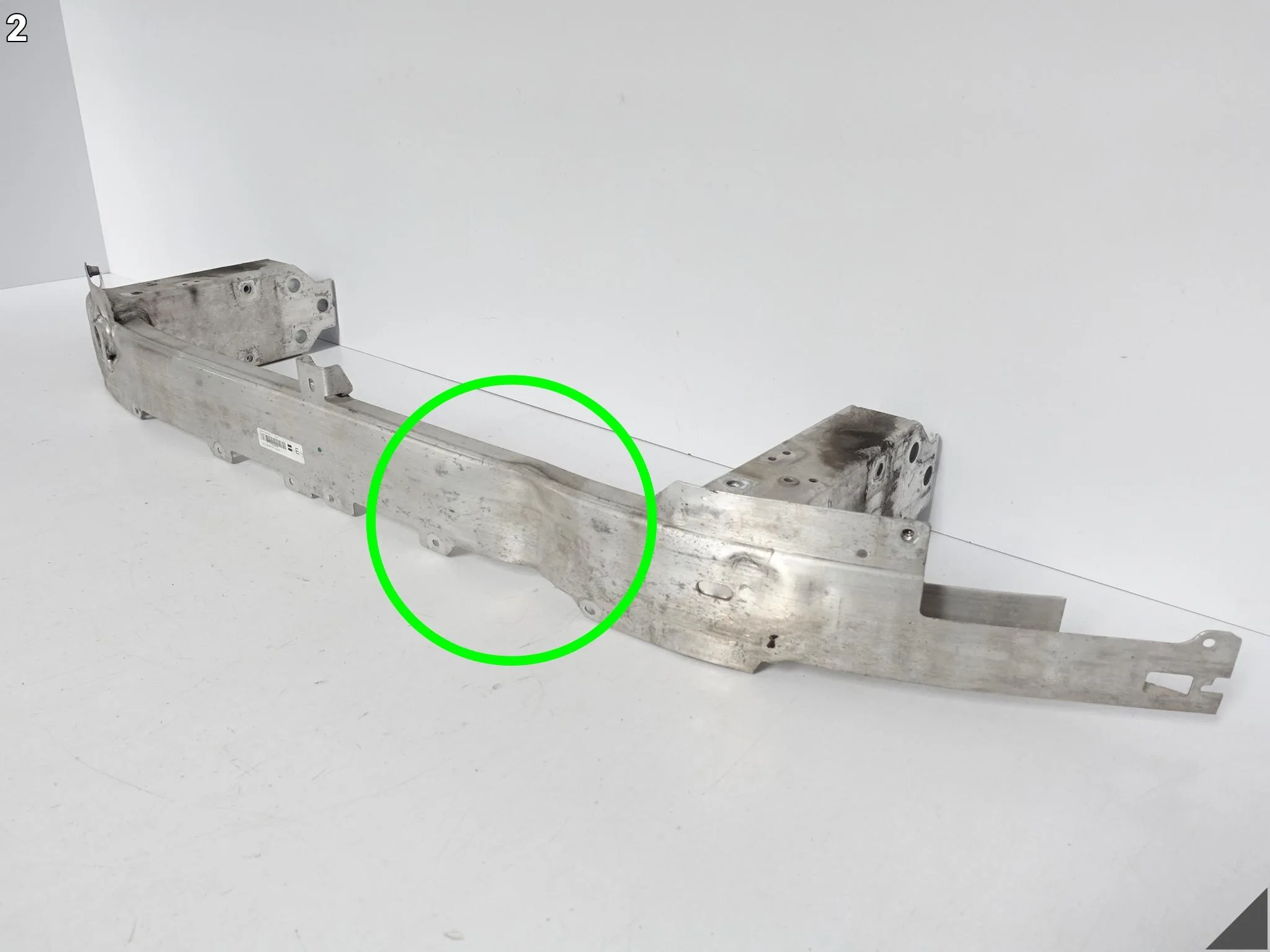 BMW 5 G30 G31 M5 F90 17-20 BELKA GÓRNA WSPORNIK WZMOCNIENIE W ZDERZAK PRZÓD BMW 5 G30 G31 M5 F90 17-20 BELKA GÓRNA WSPORNIK WZMOCNIENIE W ZDERZAK PRZÓD - obrazek 3