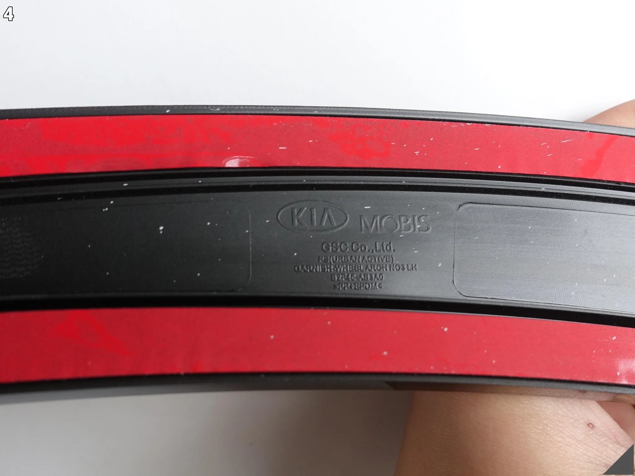 KIA SOUL II 2 13-19 LISTWA NAKŁADKA NA BŁOTNIK LEWA TYŁ B2F46-AB3A0 KIA SOUL II 2 13-19 LISTWA NAKŁADKA NA BŁOTNIK LEWA TYŁ B2F46-AB3A0 - obrazek 5