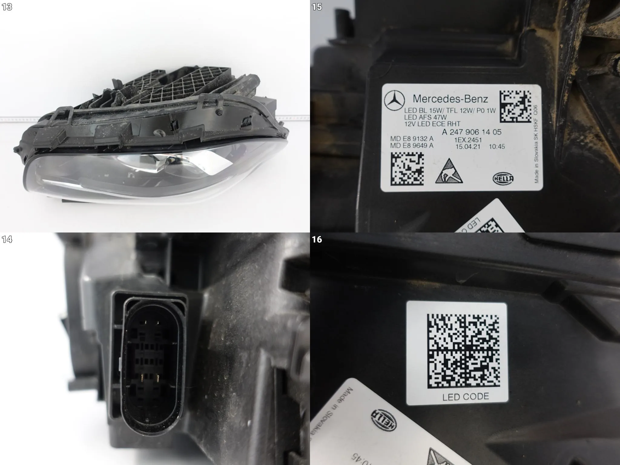 MERCEDES B-KLASA W247 18-23 LAMPA FULL LED HIGH PERFORMANCE PRAWA EUROPA MERCEDES B-KLASA W247 18-23 LAMPA FULL LED HIGH PERFORMANCE PRAWA EUROPA - obrazek 14