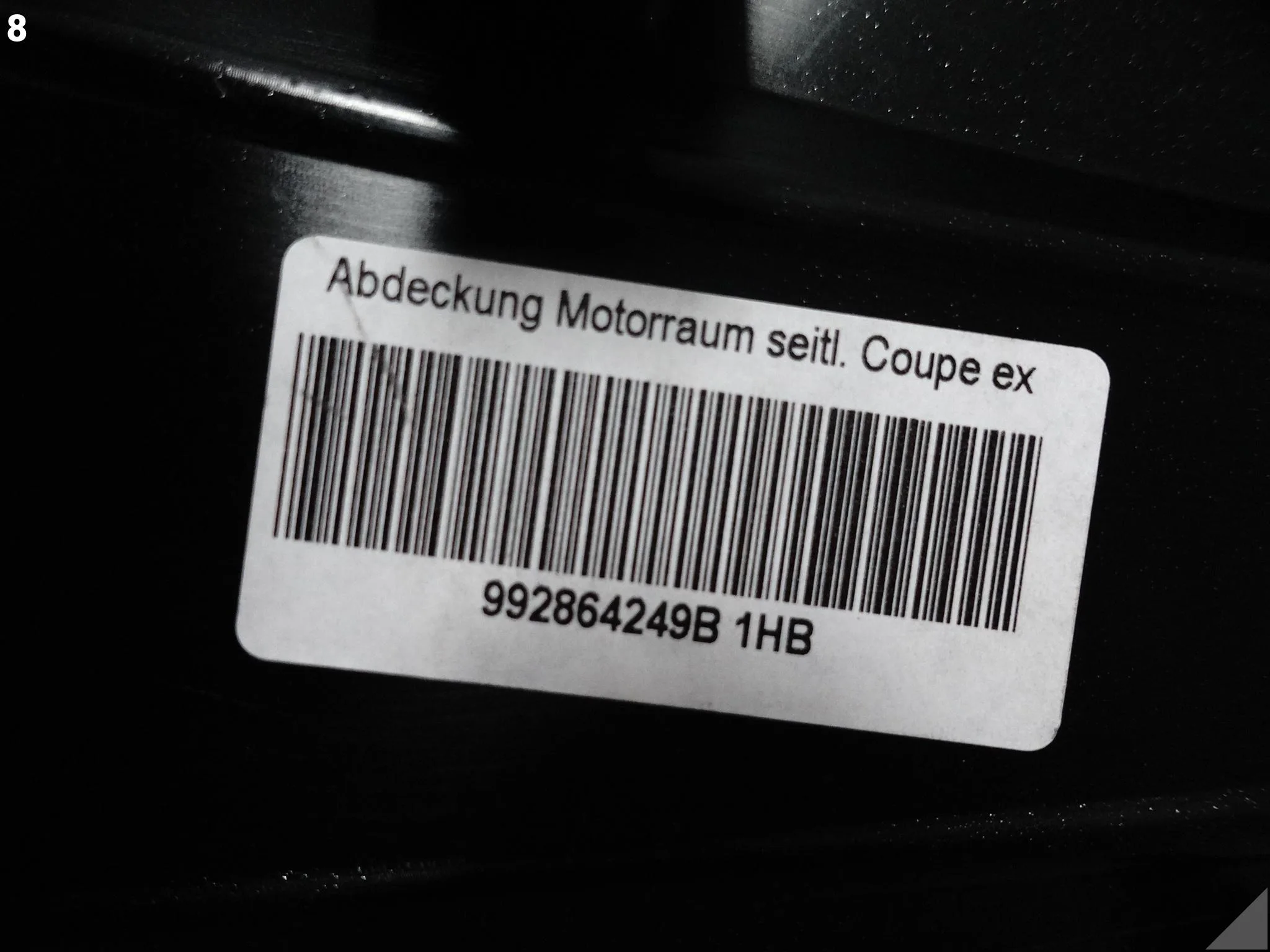 PORSCHE 911 992 19- MASKOWNICA OSŁONA KOMORY SILNIKA LEWA TYŁ 992864249B PORSCHE 911 992 19- MASKOWNICA OSŁONA KOMORY SILNIKA LEWA TYŁ 992864249B - obrazek 9
