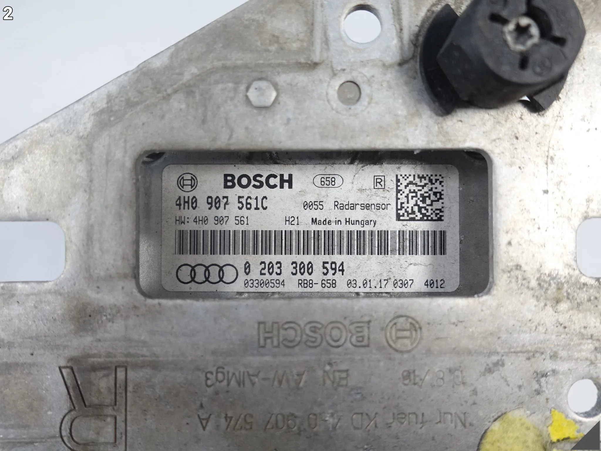 AUDI S8 A8 4H0 D4 LIFT 13-17 CZUJNIK DISTRONIC RADAR SENSOR MODUŁ ACC PRAWY AUDI S8 A8 4H0 D4 LIFT 13-17 CZUJNIK DISTRONIC RADAR SENSOR MODUŁ ACC PRAWY - obrazek 3