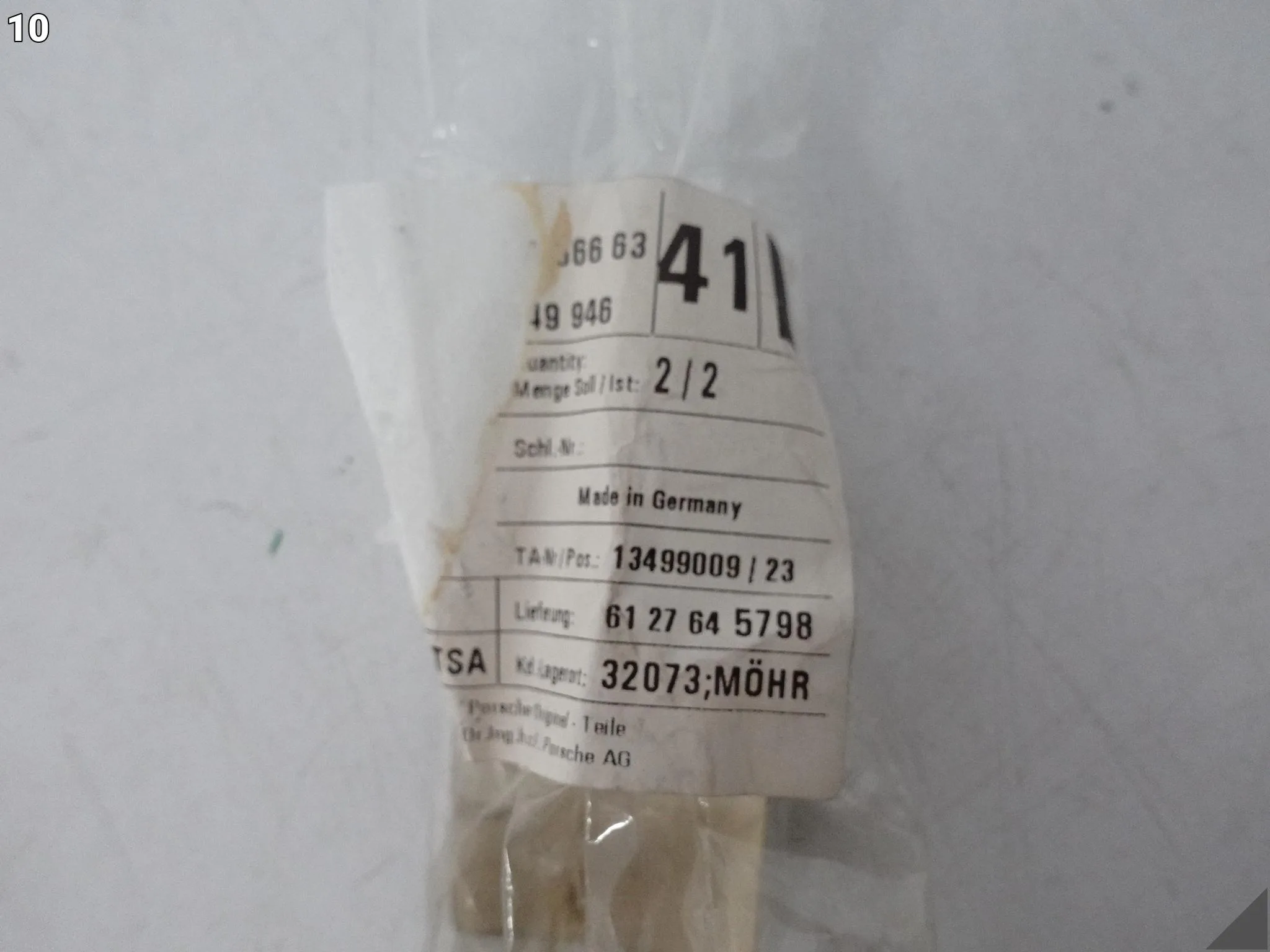 PORSCHE 911 993 93-98 PRZEWÓD UKŁAD HAMULCOWY RURA WĄŻ LEWA = PRAWA TYŁ PORSCHE 911 993 93-98 PRZEWÓD UKŁAD HAMULCOWY RURA WĄŻ LEWA = PRAWA TYŁ - obrazek 11