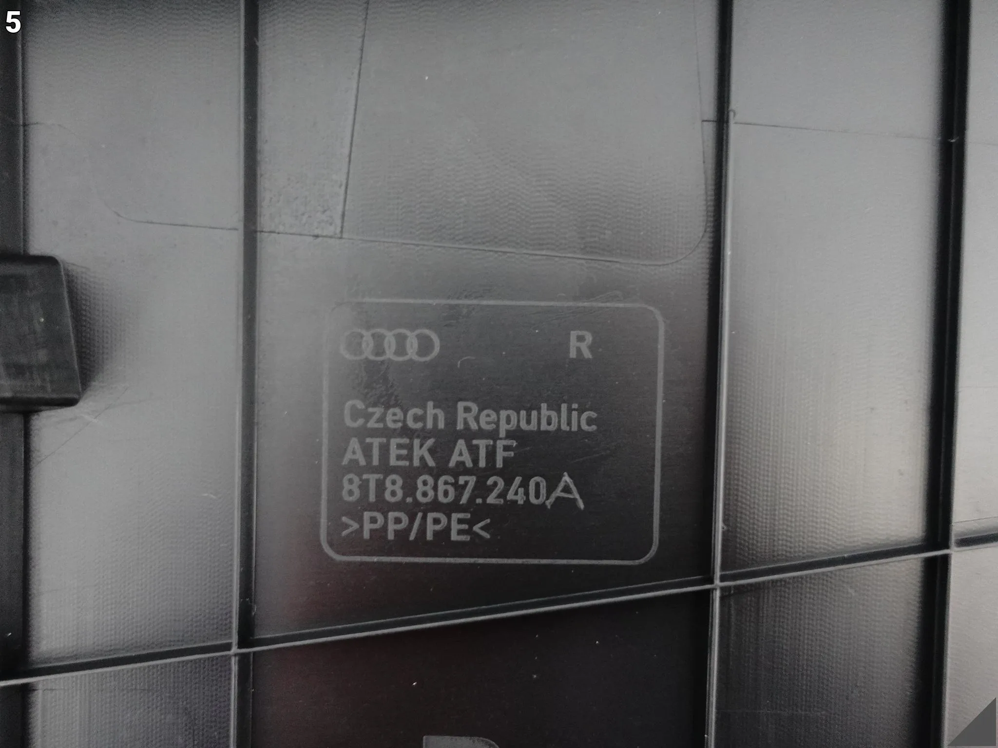 AUDI A5 S5 8T8 B8 07-16 SPORTBACK OSŁONA LISTWA POSZYCIE SŁUPEK B PRAWA AUDI A5 S5 8T8 B8 07-16 SPORTBACK OSŁONA LISTWA POSZYCIE SŁUPEK B PRAWA - obrazek 6