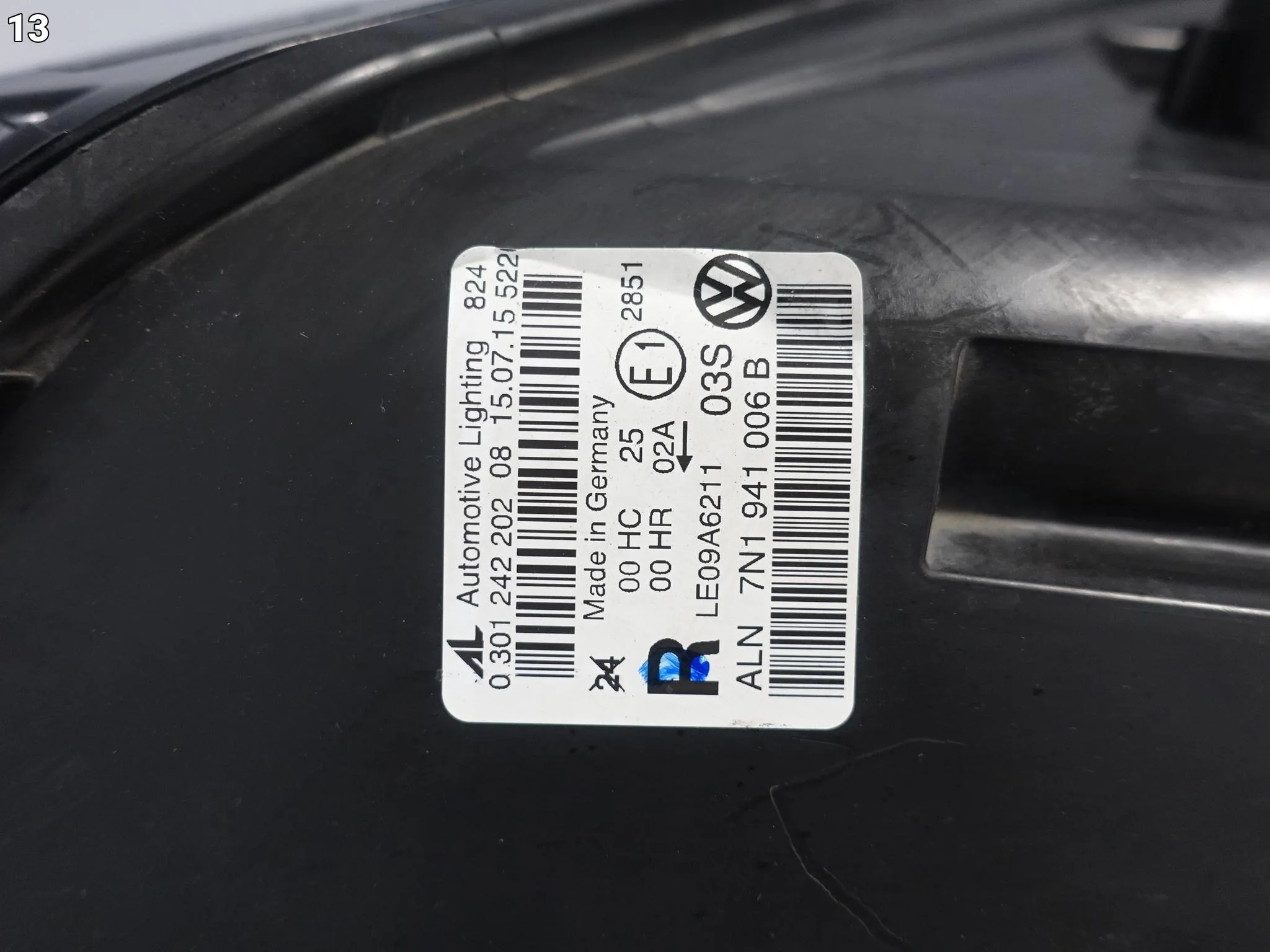 VW SHARAN II 2 7N1 7N0 10-22 LAMPA PRAWA H7 HALOGEN ZWYKŁA EUROPA VW SHARAN II 2 7N1 7N0 10-22 LAMPA PRAWA H7 HALOGEN ZWYKŁA EUROPA - obrazek 14