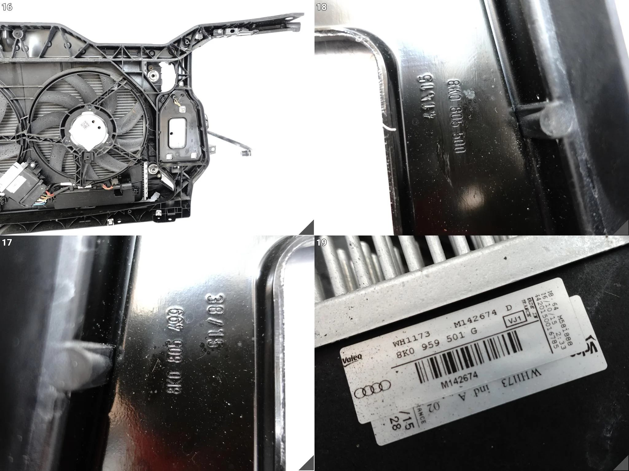AUDI A5 S5 8T0 LIFT 11-16 WZMOCNIENIE PAS CHŁODNICE WENTYLATOR 2.0TDI 14KM AUDI A5 S5 8T0 LIFT 11-16 WZMOCNIENIE PAS CHŁODNICE WENTYLATOR 2.0TDI 14KM - obrazek 14