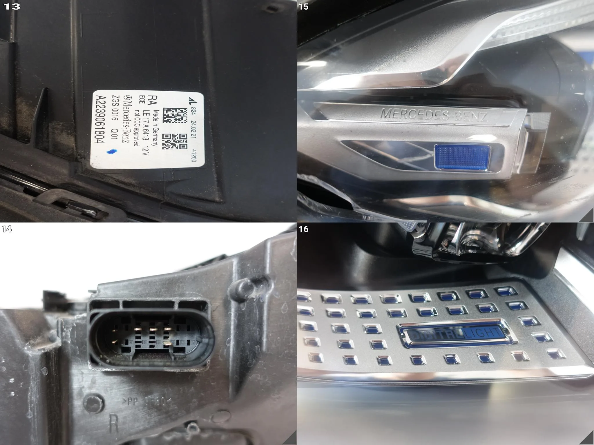 MERCEDES S-KLASA W223 20- LAMPA FULL LED DIGITAL LIGHT PRAWA PRZÓD EUROPA MERCEDES S-KLASA W223 20- LAMPA FULL LED DIGITAL LIGHT PRAWA PRZÓD EUROPA - obrazek 14