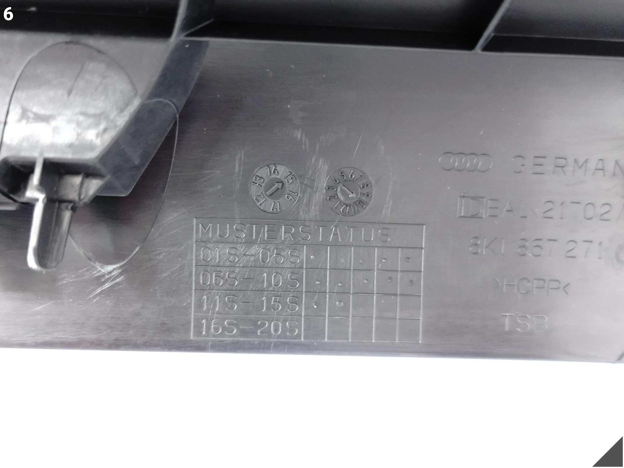 AUDI A5 S5 8T0 A4 S4 8K0 B8 LIFT 11-16 OSŁONA LISTWA SŁUPEK A PRÓG LEWA AUDI A5 S5 8T0 A4 S4 8K0 B8 LIFT 11-16 OSŁONA LISTWA SŁUPEK A PRÓG LEWA - obrazek 7