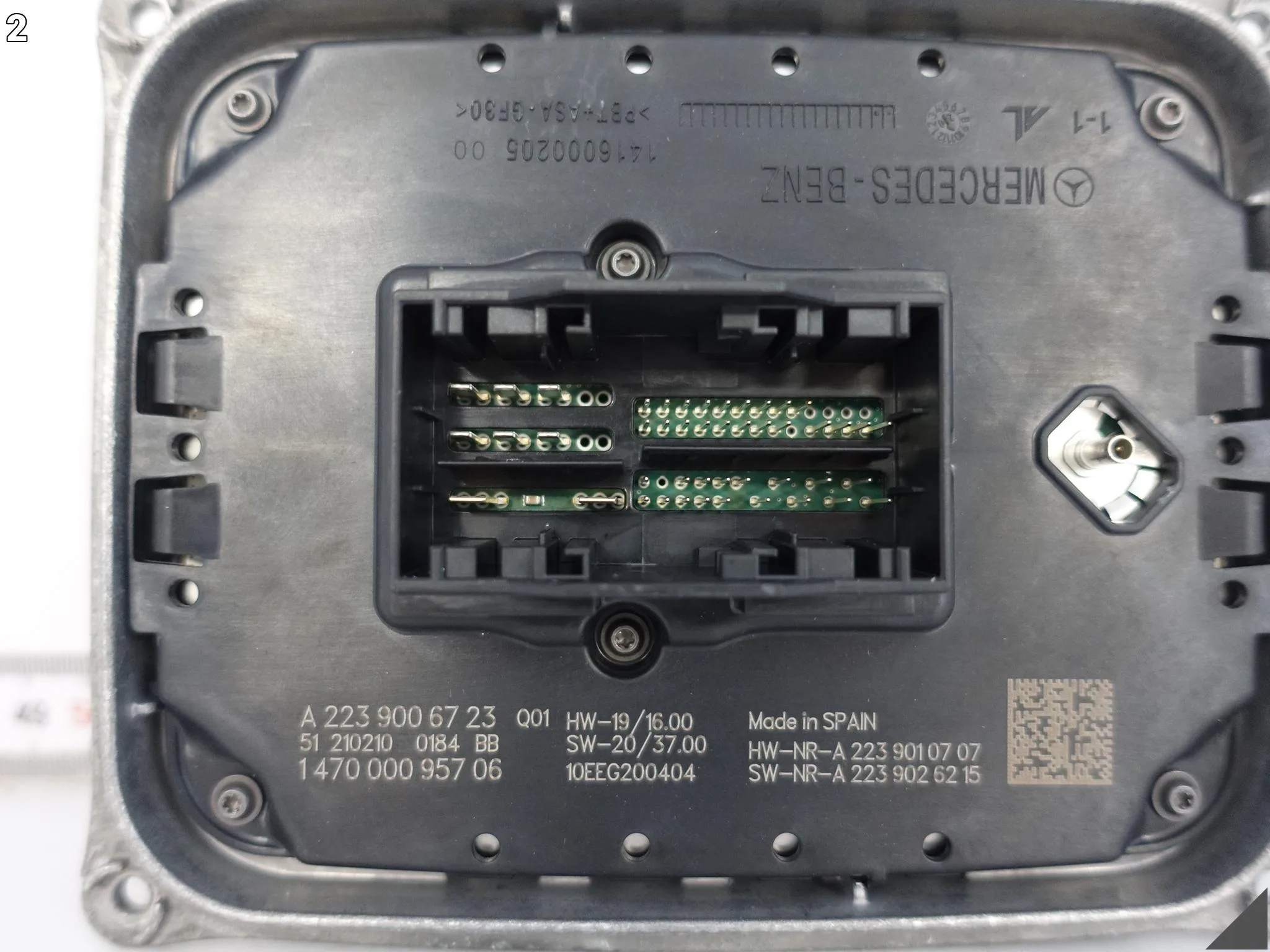 MERCEDES S-KLASA W223 LAMPA LED DIGITAL LIGHT MODUŁ STEROWNIK PRZETWORNICA MERCEDES S-KLASA W223 LAMPA LED DIGITAL LIGHT MODUŁ STEROWNIK PRZETWORNICA - obrazek 3