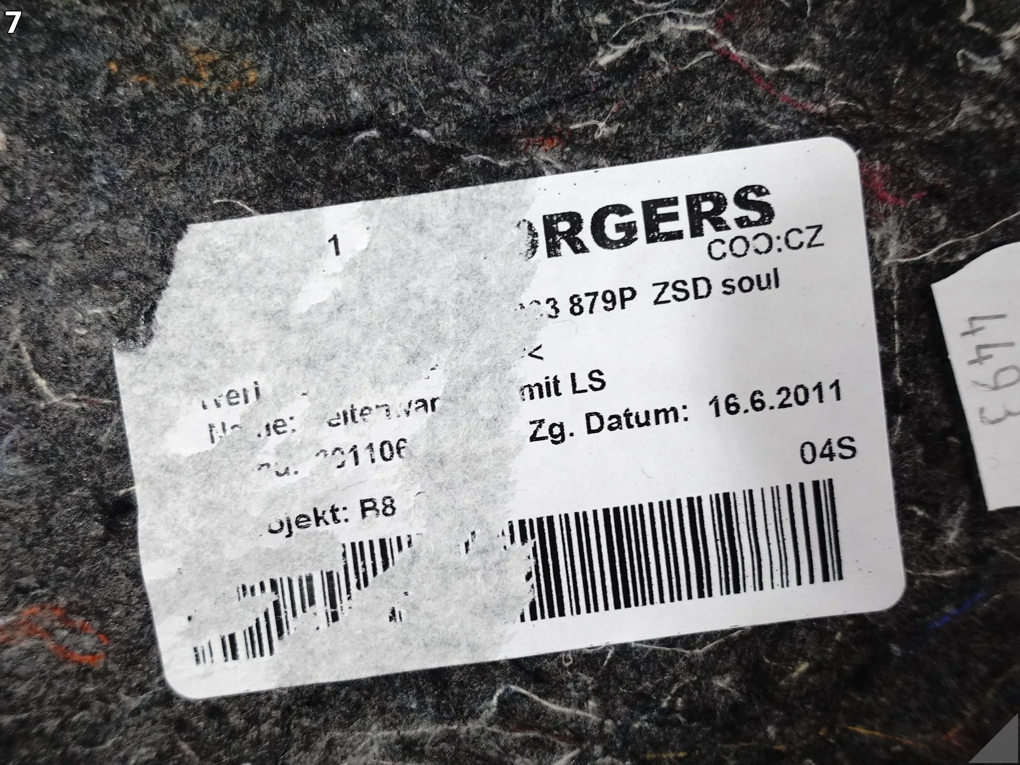 AUDI A5 S5 8T8 B8 LIFT 07-16 SPORTBACK BOCZEK TAPICERKA BAGAŻNIKA LEWA ZSD AUDI A5 S5 8T8 B8 LIFT 07-16 SPORTBACK BOCZEK TAPICERKA BAGAŻNIKA LEWA ZSD - obrazek 8