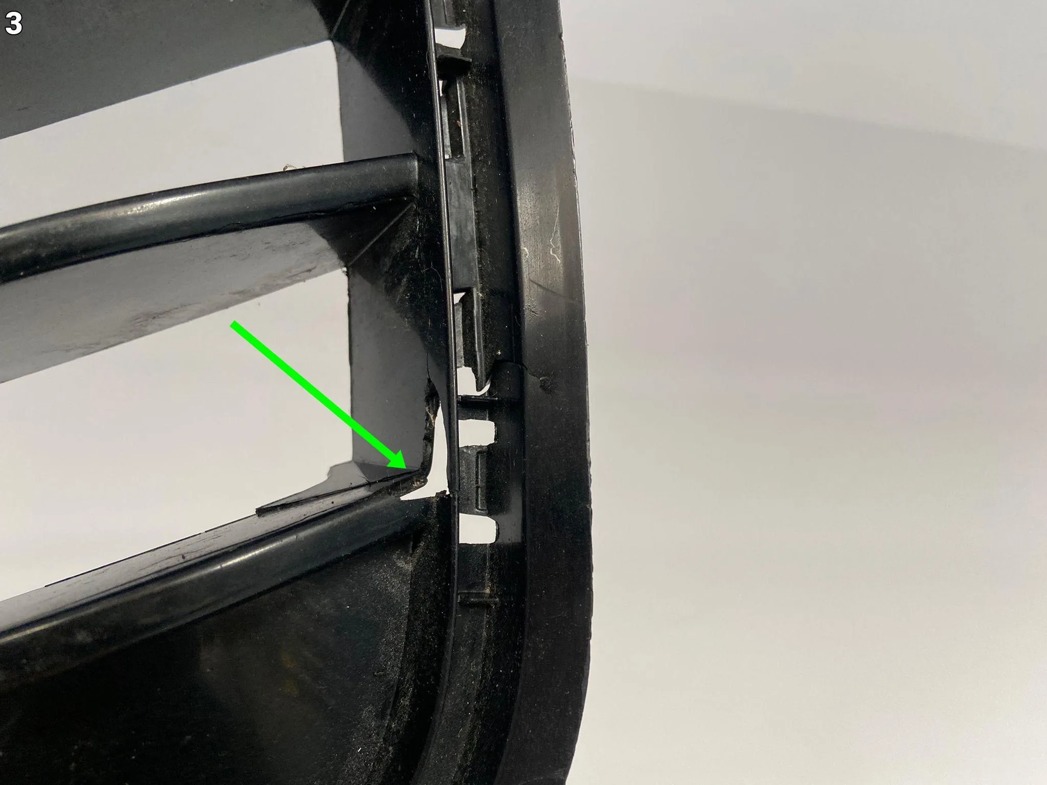 BMW 4 G22 G23 M-PAKIET MSP 20- ATRAPA KRATKA W ZDERZAK PRZÓD LEWA 8077065 BMW 4 G22 G23 M-PAKIET MSP 20- ATRAPA KRATKA W ZDERZAK PRZÓD LEWA 8077065 - obrazek 4