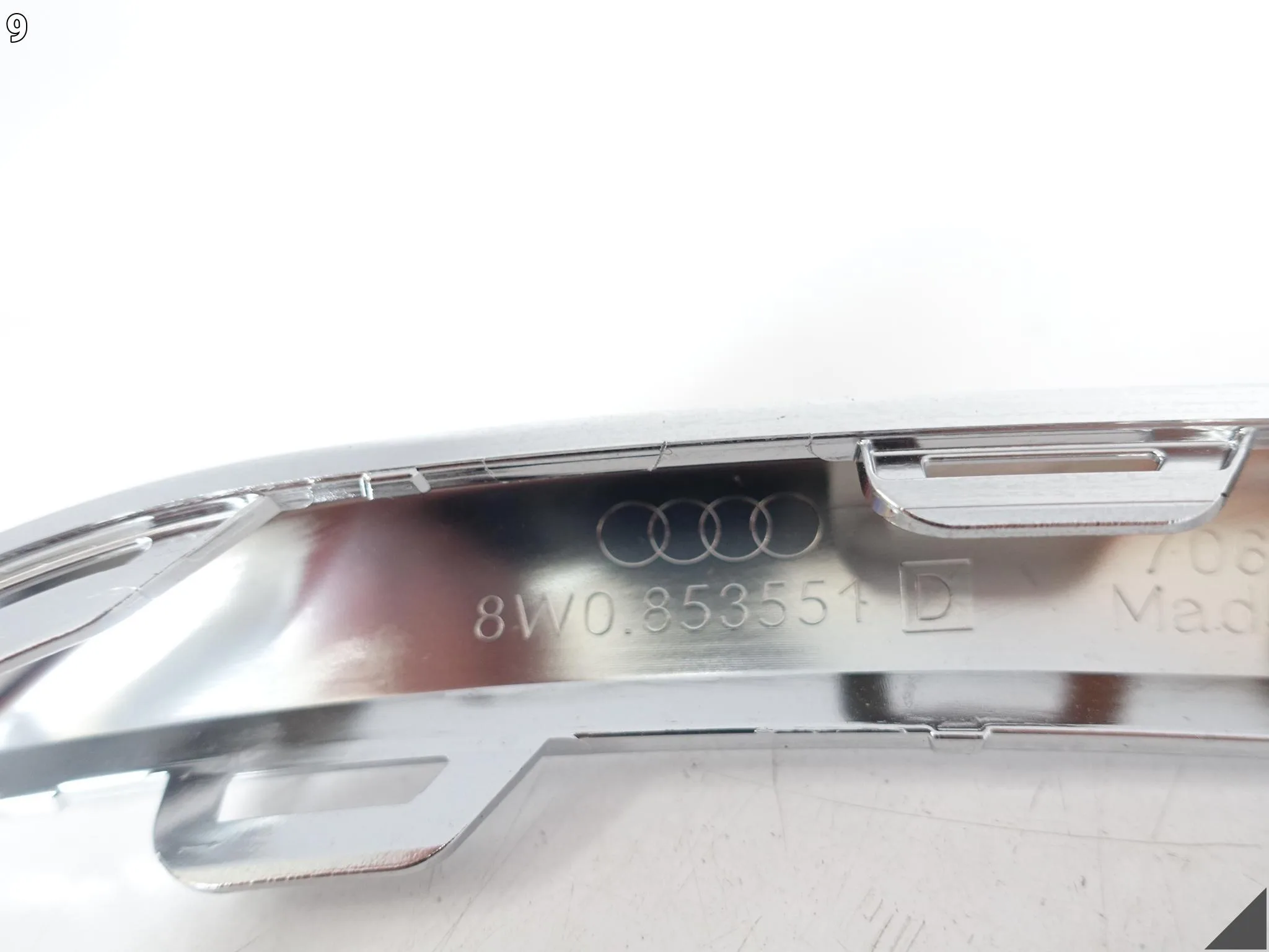 AUDI A4 B9 8W0 LIFT 19-24 SEDAN/KOMBI LISTWA SPOILER CHROM W ZDERZAK TYŁ AUDI A4 B9 8W0 LIFT 19-24 SEDAN/KOMBI LISTWA SPOILER CHROM W ZDERZAK TYŁ - obrazek 10